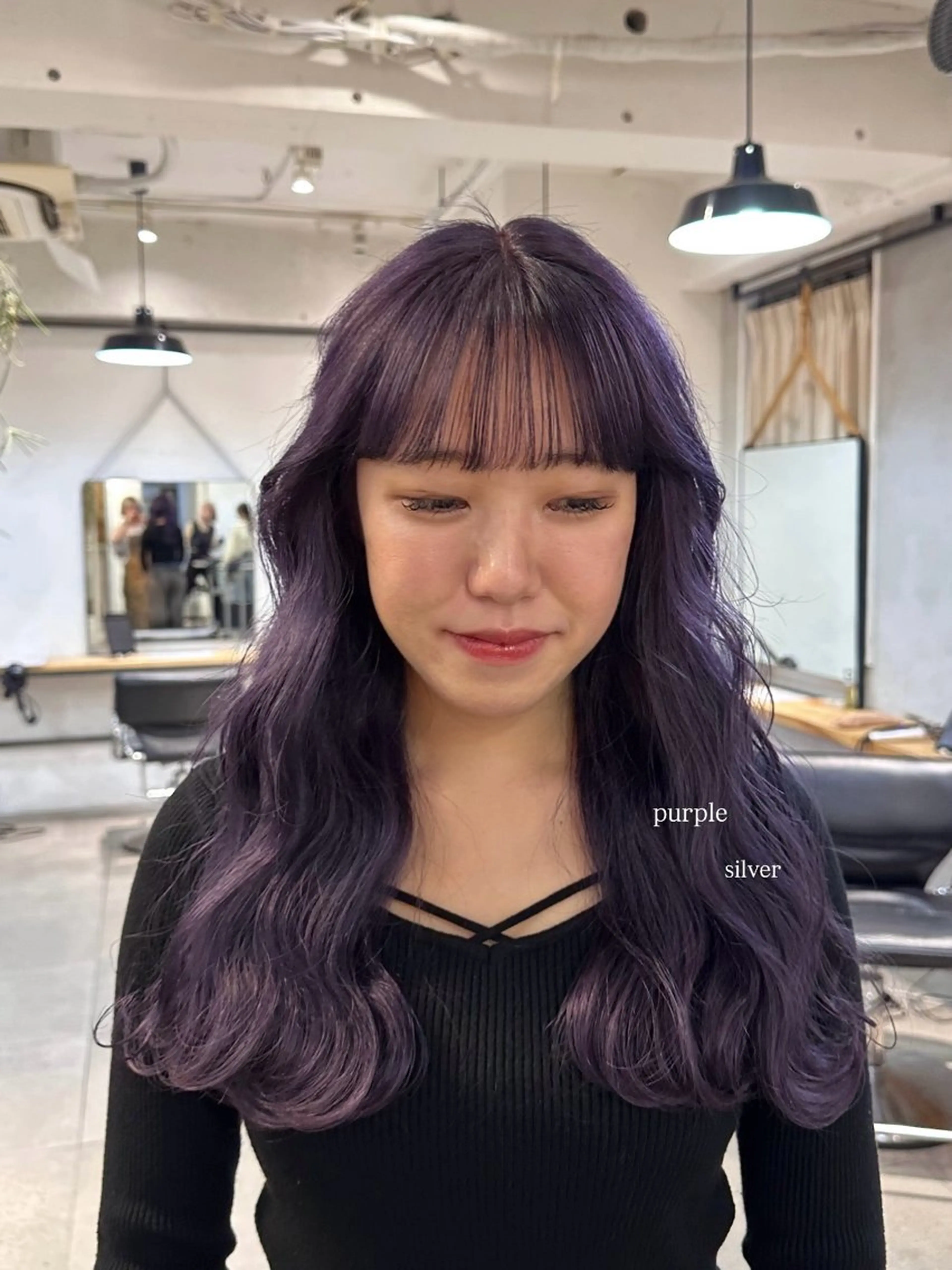 ロング カラー ヘアアレンジ ヘアカラー トリートメント naturalカラー / Rukaのヘアスタイル