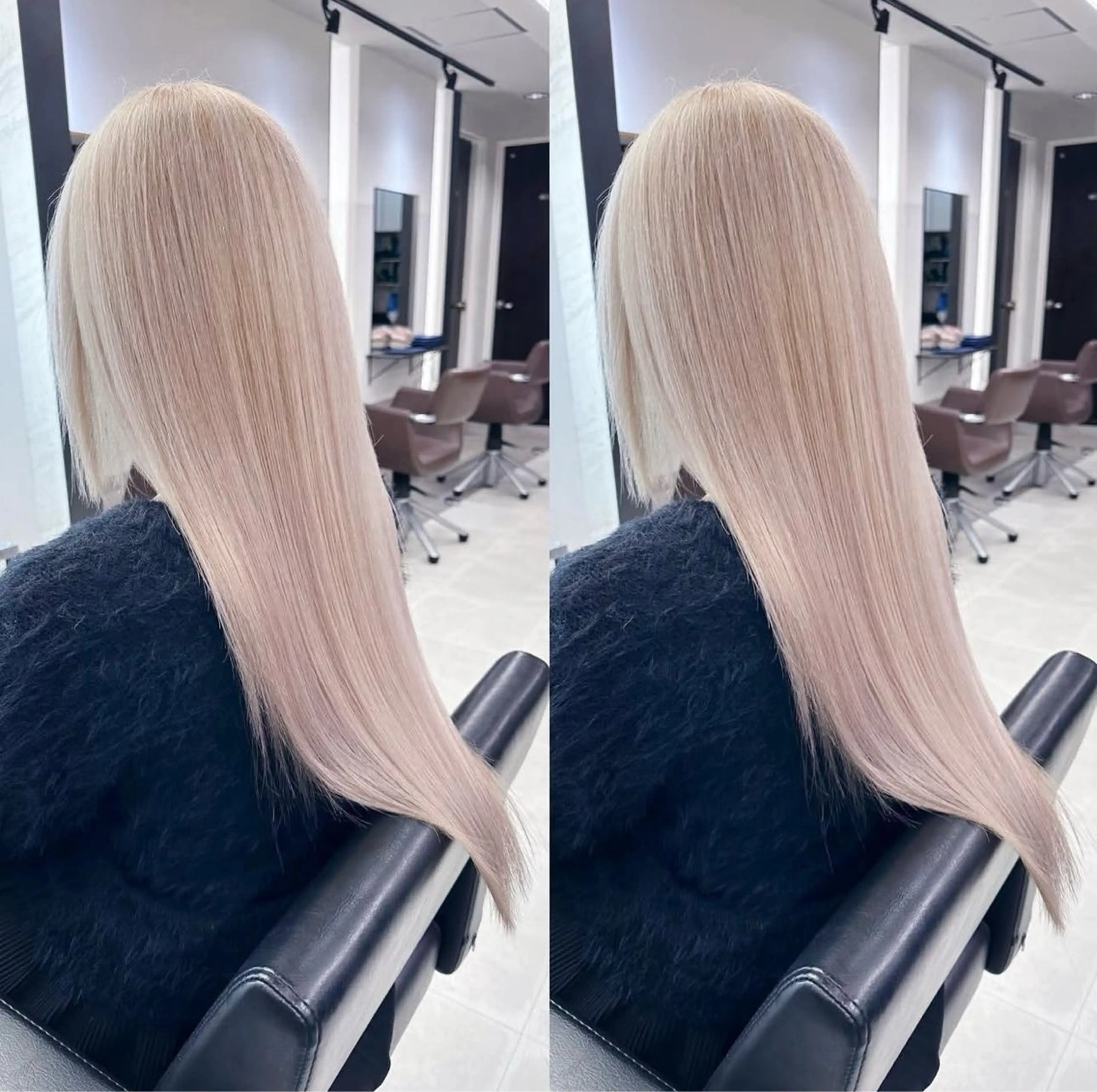 ロング カラー 天神/ハイトーン/艶 カラー/Miharuのヘアスタイル