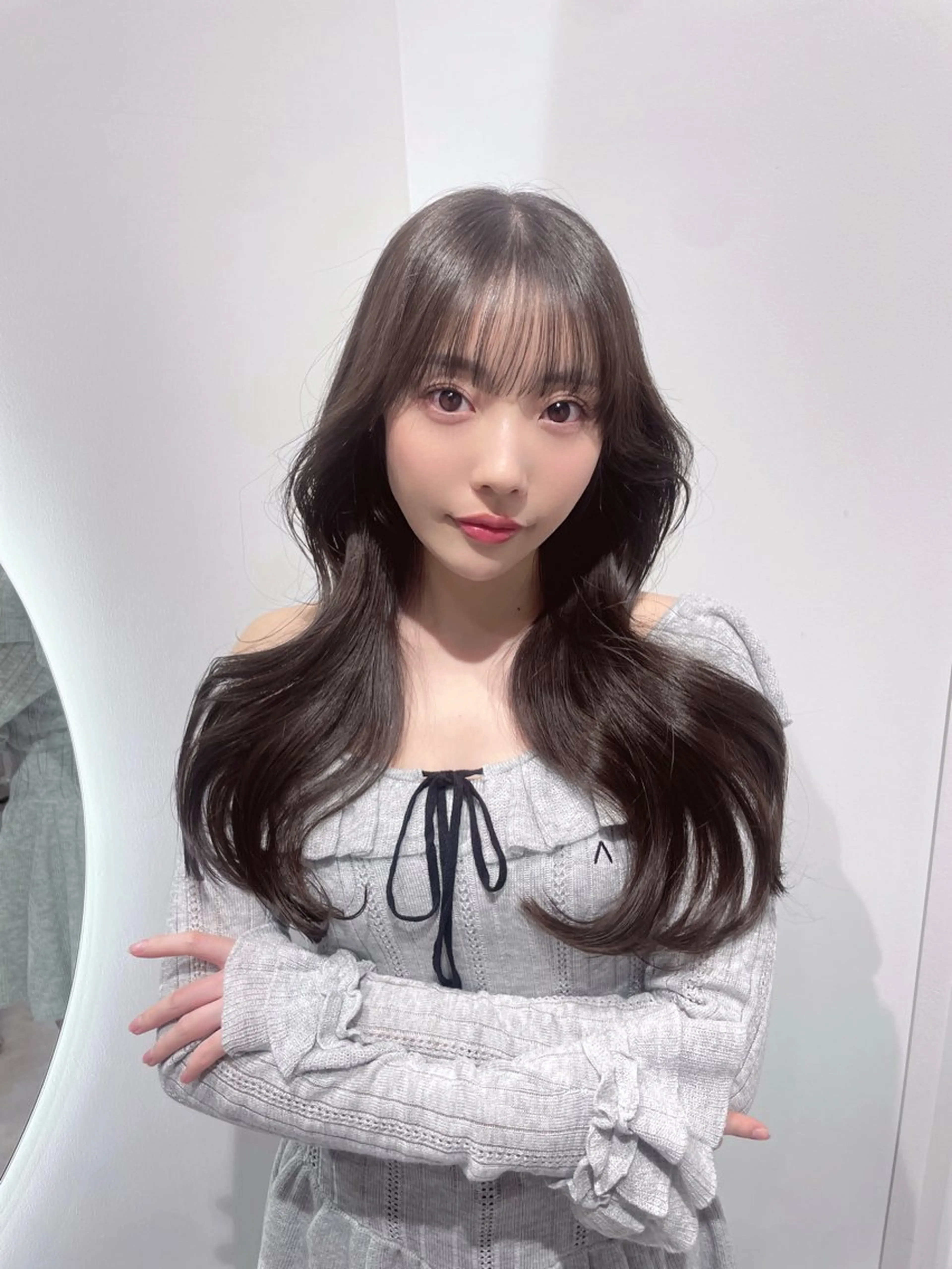 セミロング カラー カット ヘアカラー トリートメント 寺島 圭人のヘアスタイル