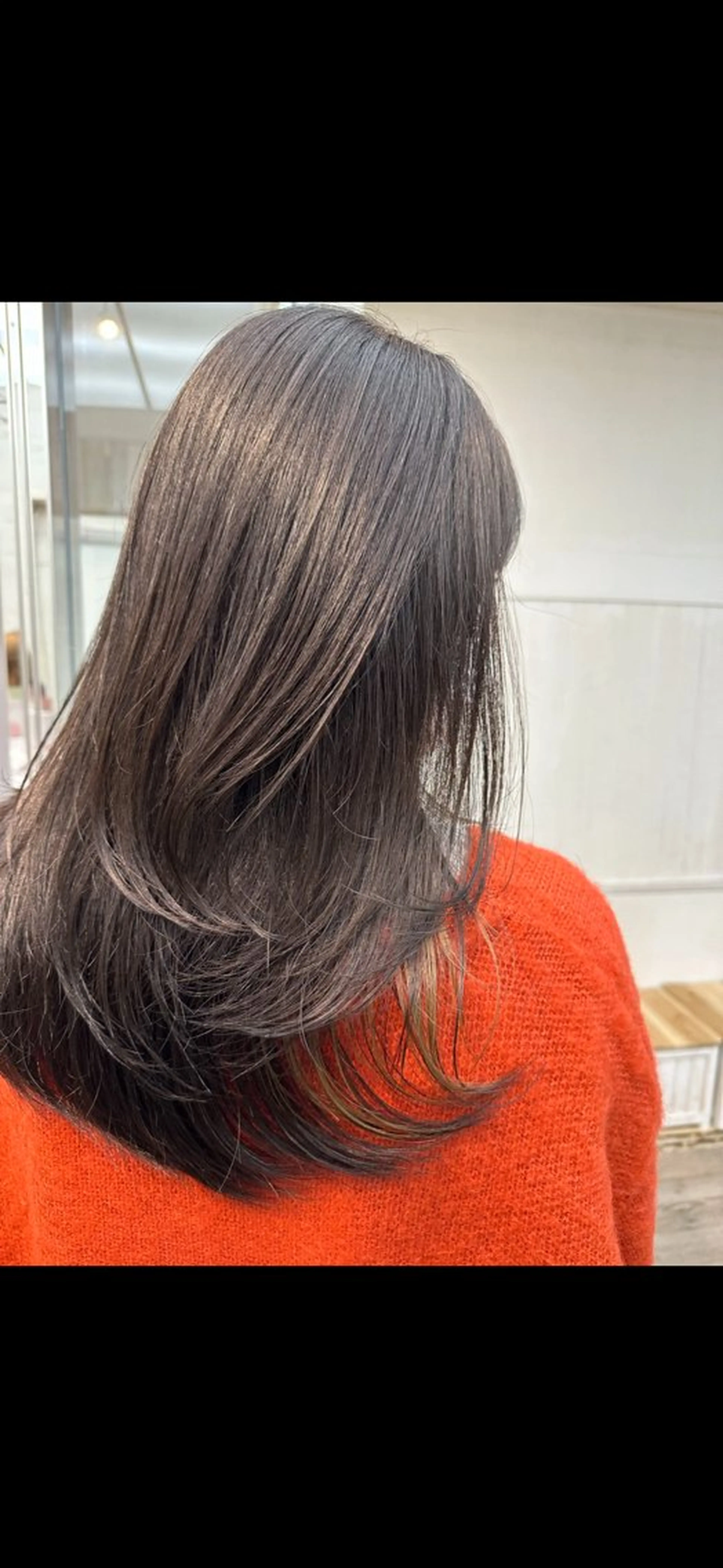 ミディアム KEIGO/ ベージュカラーのヘアスタイル