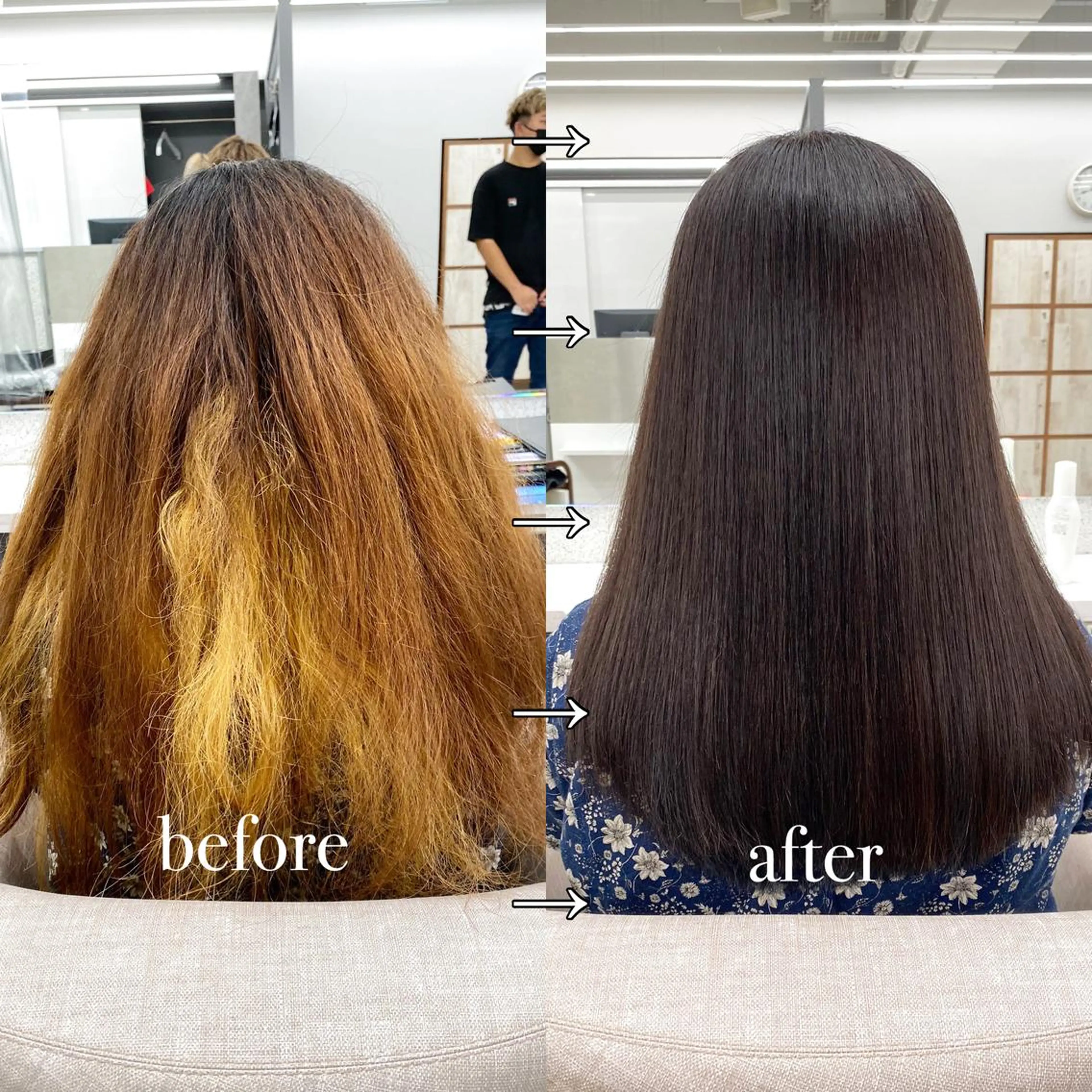 ロング レイヤーカット/ 髪質改善/羽柴りくのヘアスタイル