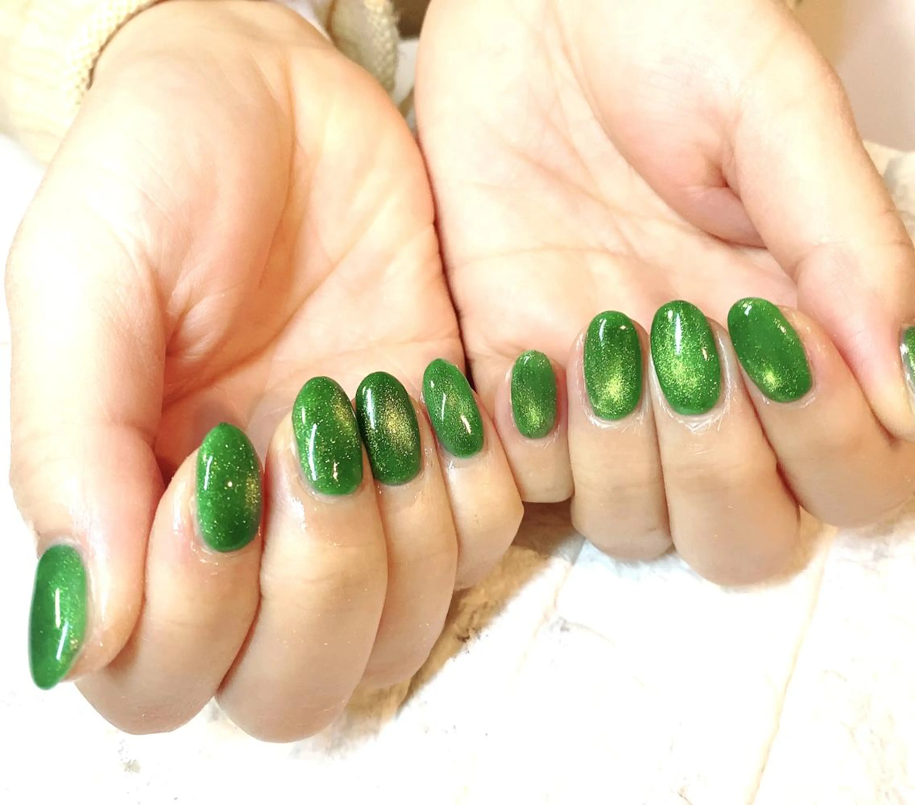 ネイル マグネットネイル ワンカラーネイル yochi nailのネイルデザイン