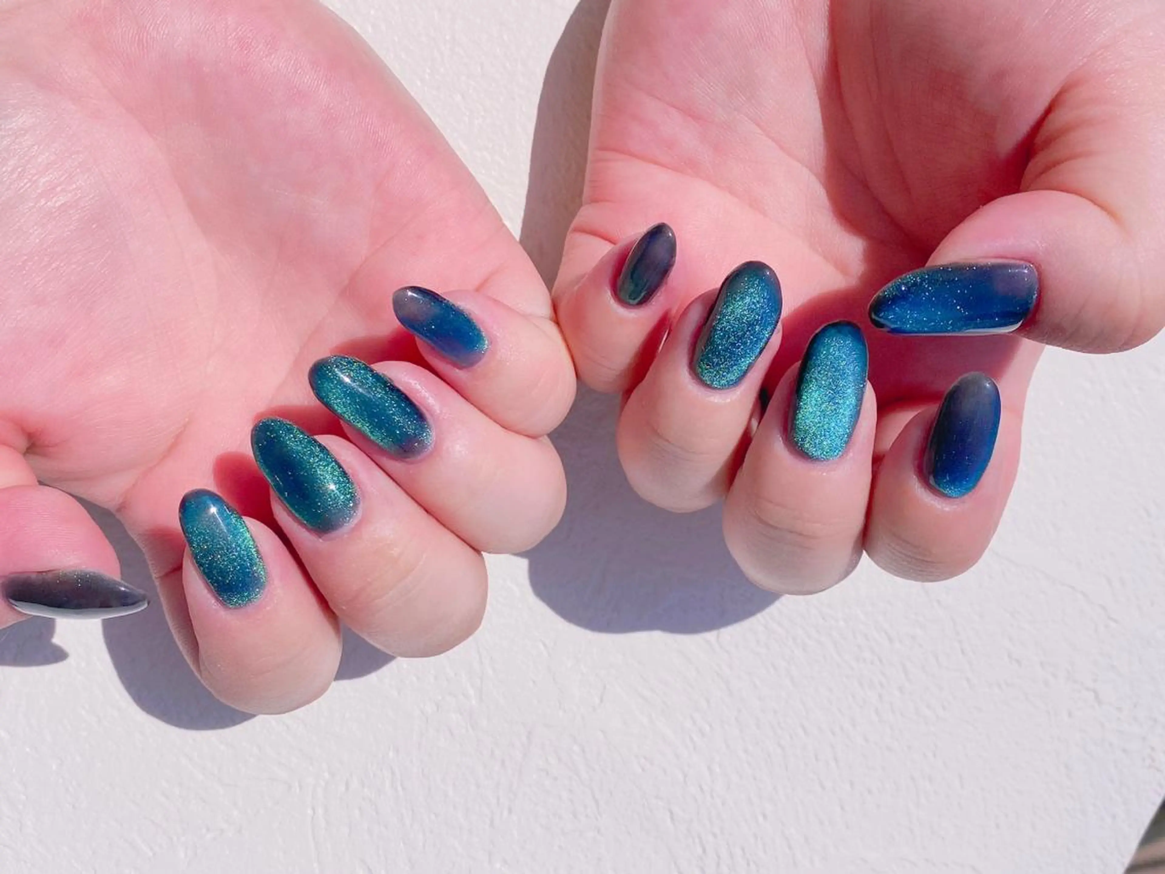 ネイル ジェルネイル マグネットネイル 加藤 美穂のネイルデザイン