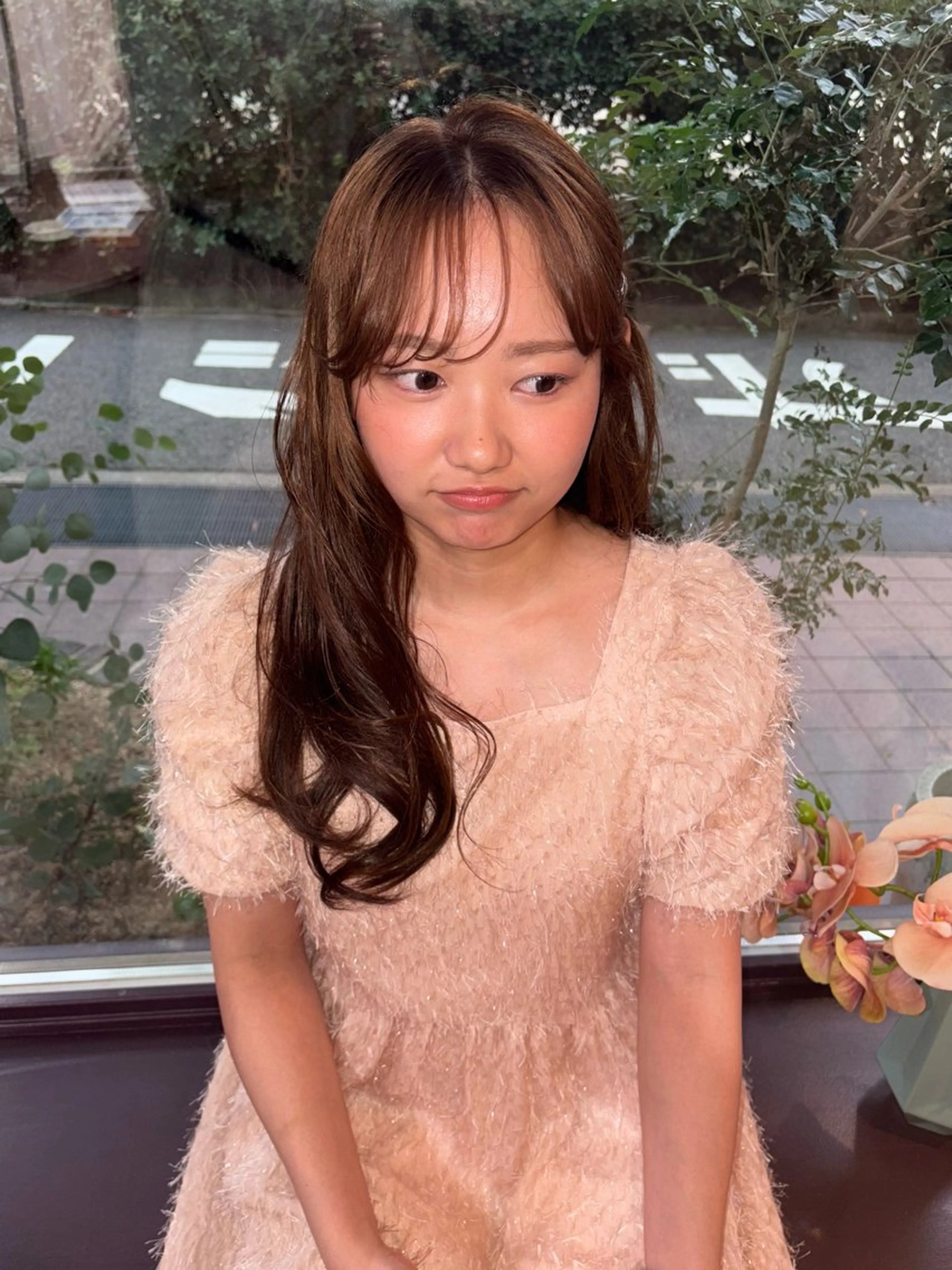 ロング カット ヘアカラー トリートメント メンズモデル募集中 YOKE reinaのヘアスタイル