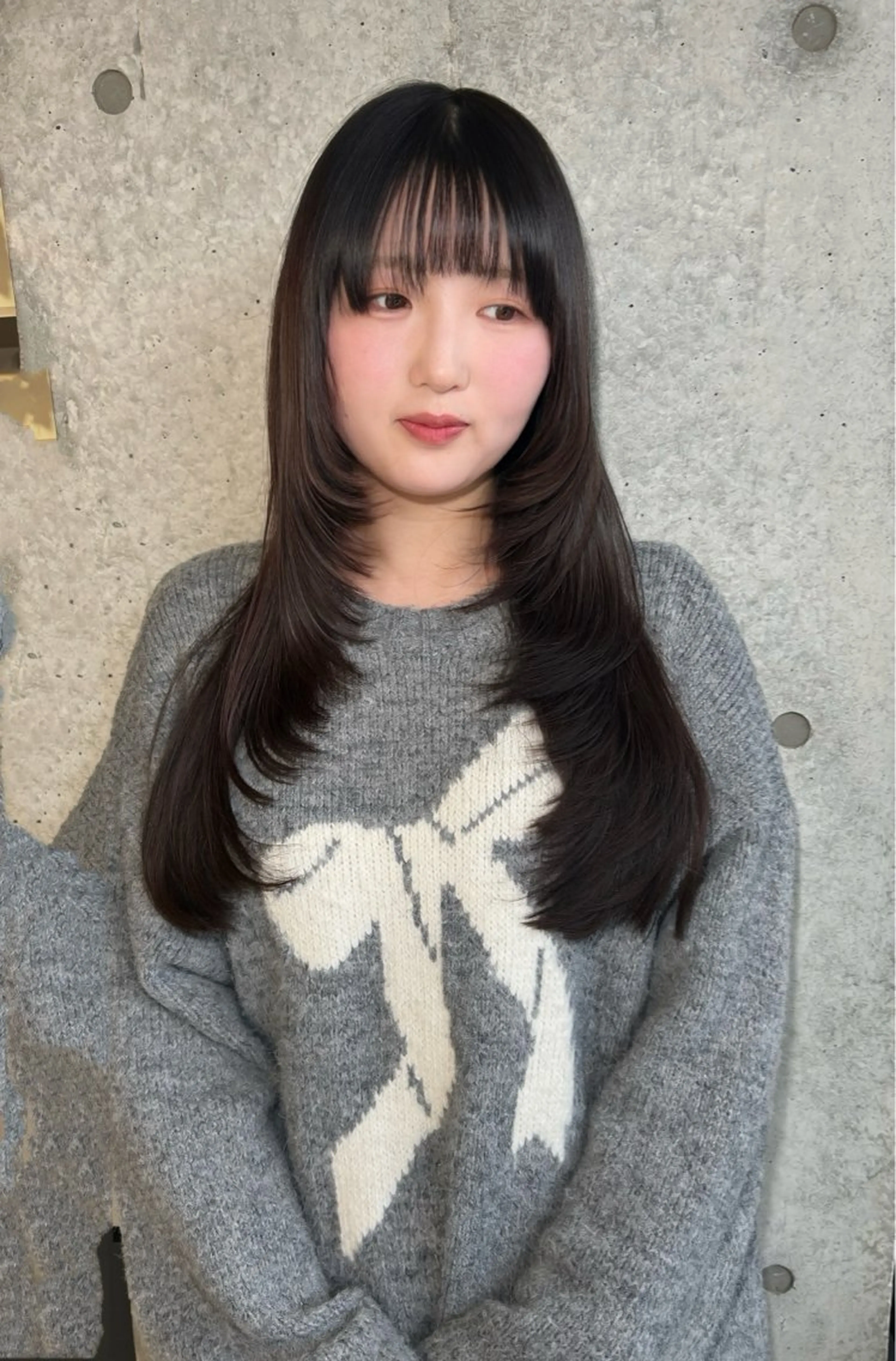 ロング カット ️💜akari💜 ハイトーン/レイヤーのヘアスタイル