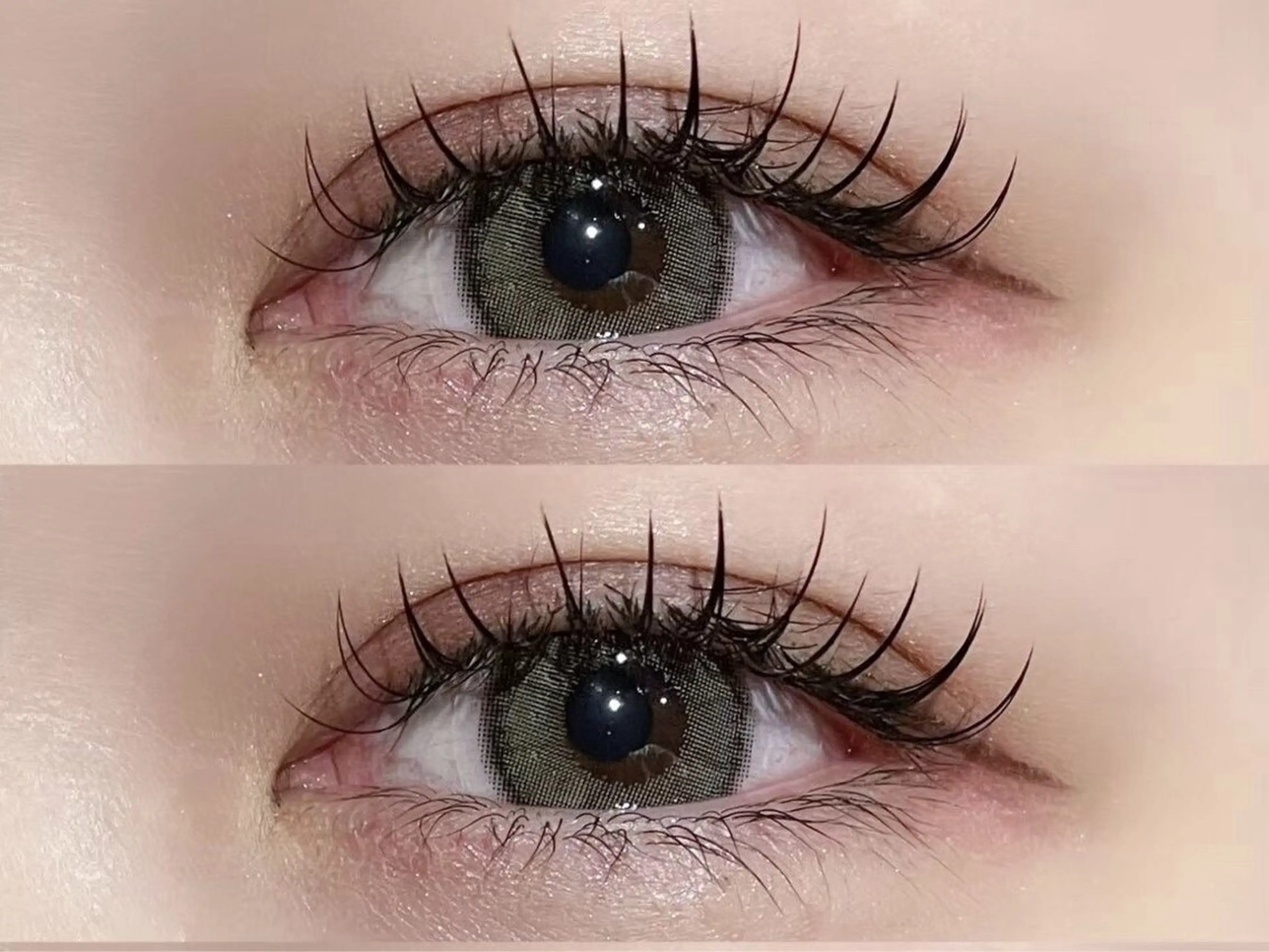 マツエク・マツパ 束感まつ毛 韓国風マツエク ナチュラル 一重×まつ毛パーマ cocone♡ 天王寺のマツエク・マツパデザイン