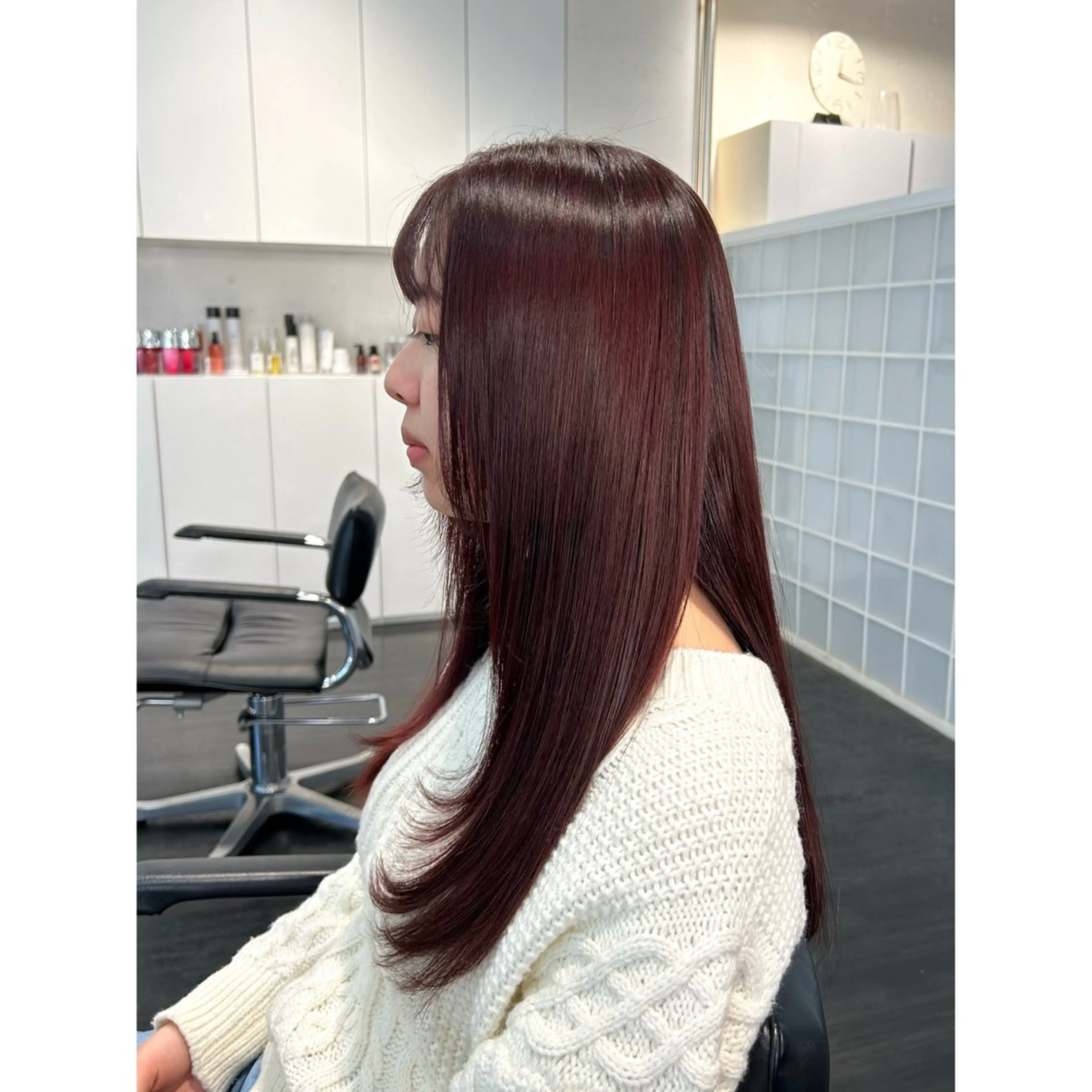 ロング カラー ブリーチ ダブルカラー ラベンダーカラー ブリーチなしカラー ピンクカラー ヘアカラー トリートメント ◎かしま◎暖色ｶﾗｰ /ﾒﾝｽﾞﾊﾟｰﾏのヘアスタイル