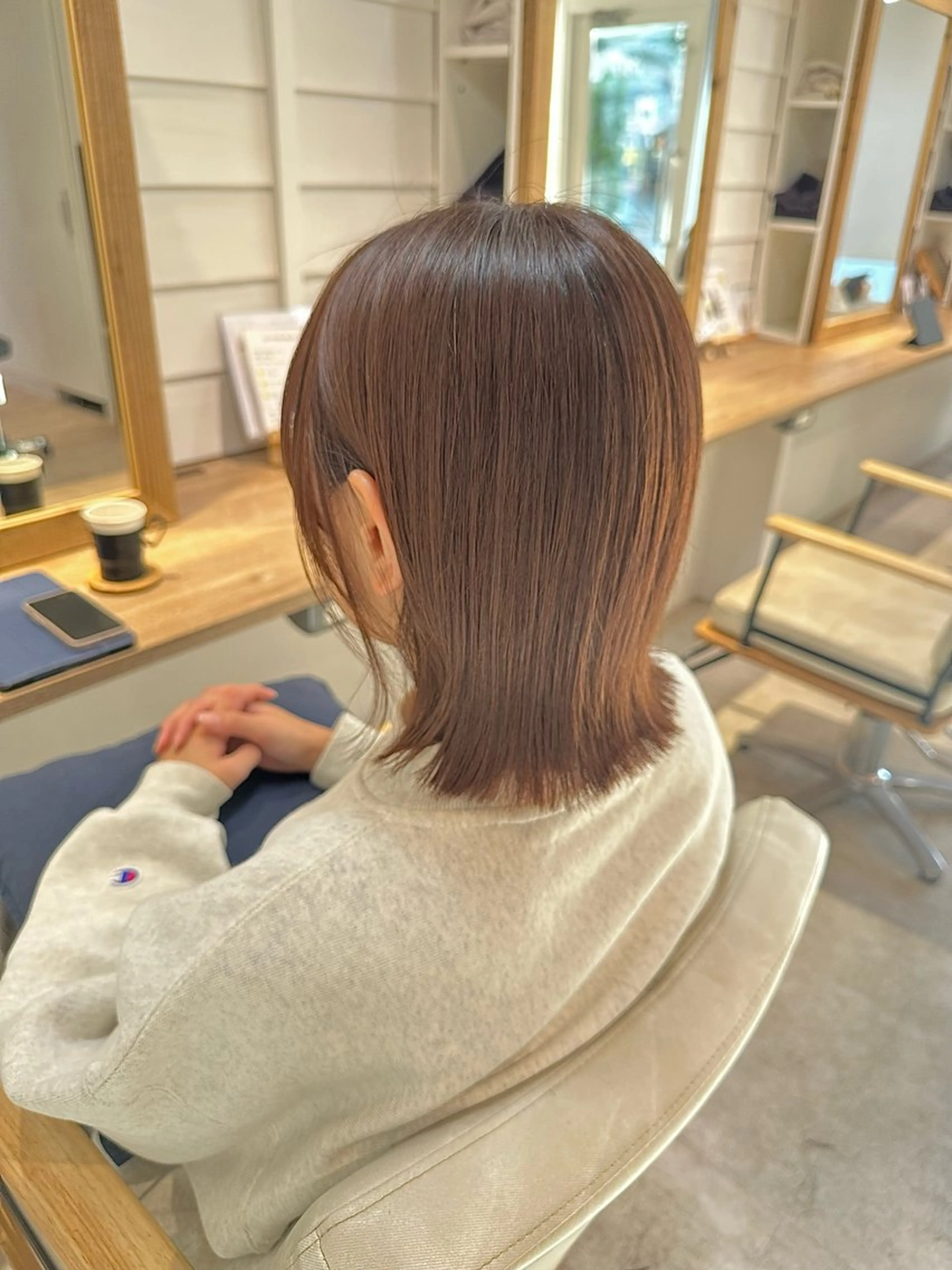 ミディアム カット ヘアカラー トリートメント 【Annie】古賀  将のヘアスタイル