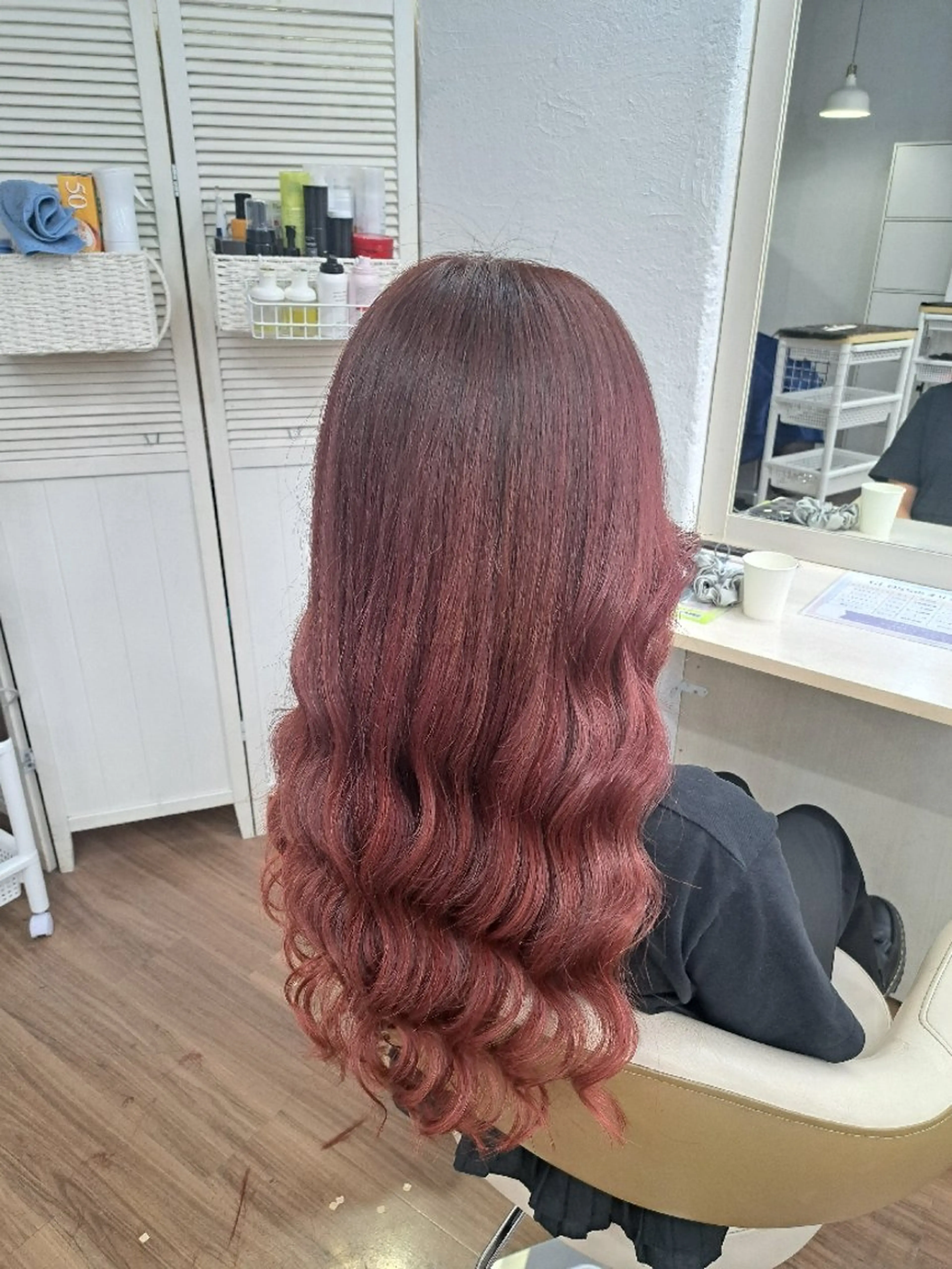 【大人気✨】カラー＋艶トリートメント＋シールエクステ70本の写真