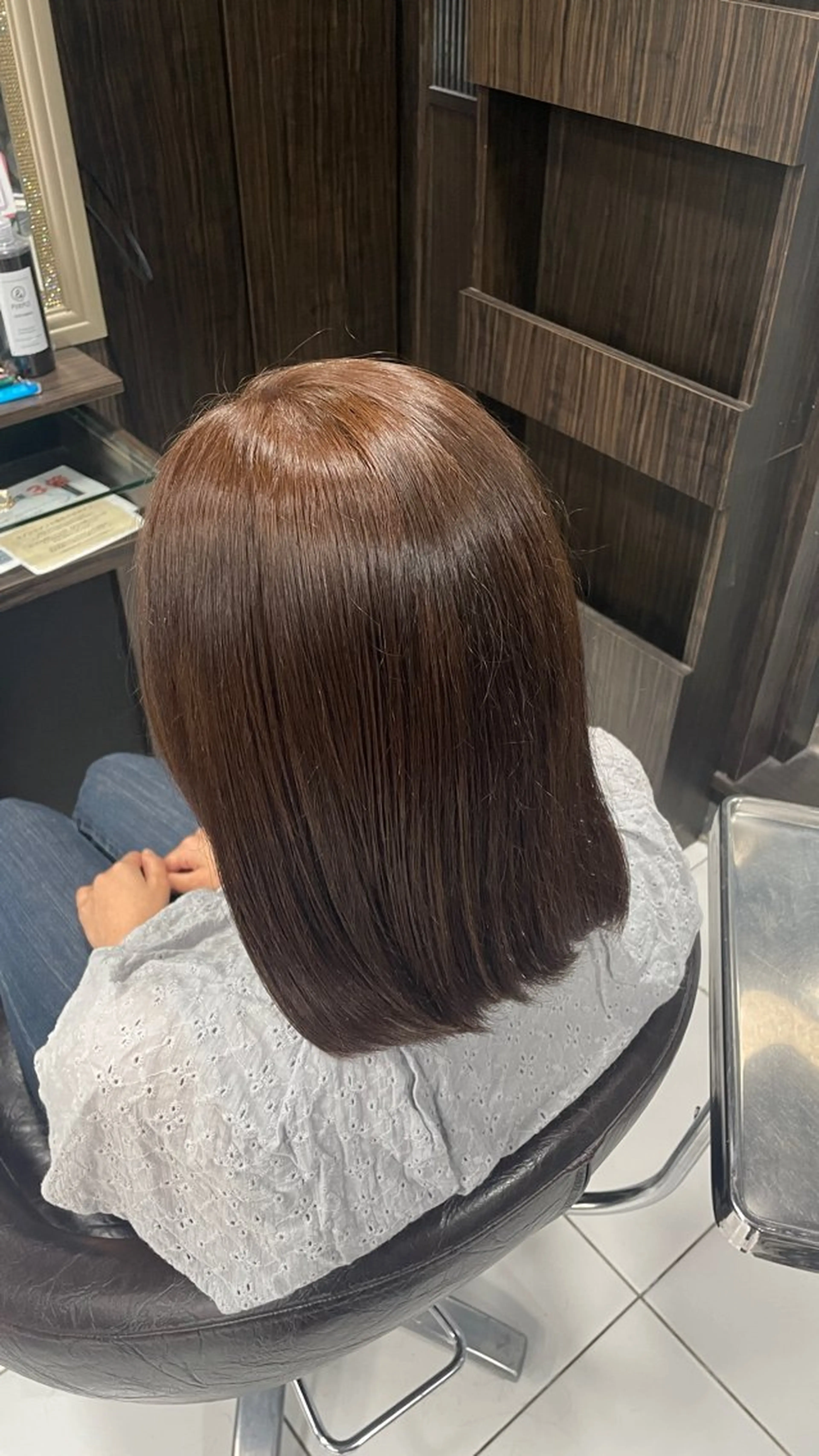 ミディアム カラー ボブ/ショートカット MERI🫧🌙のヘアスタイル