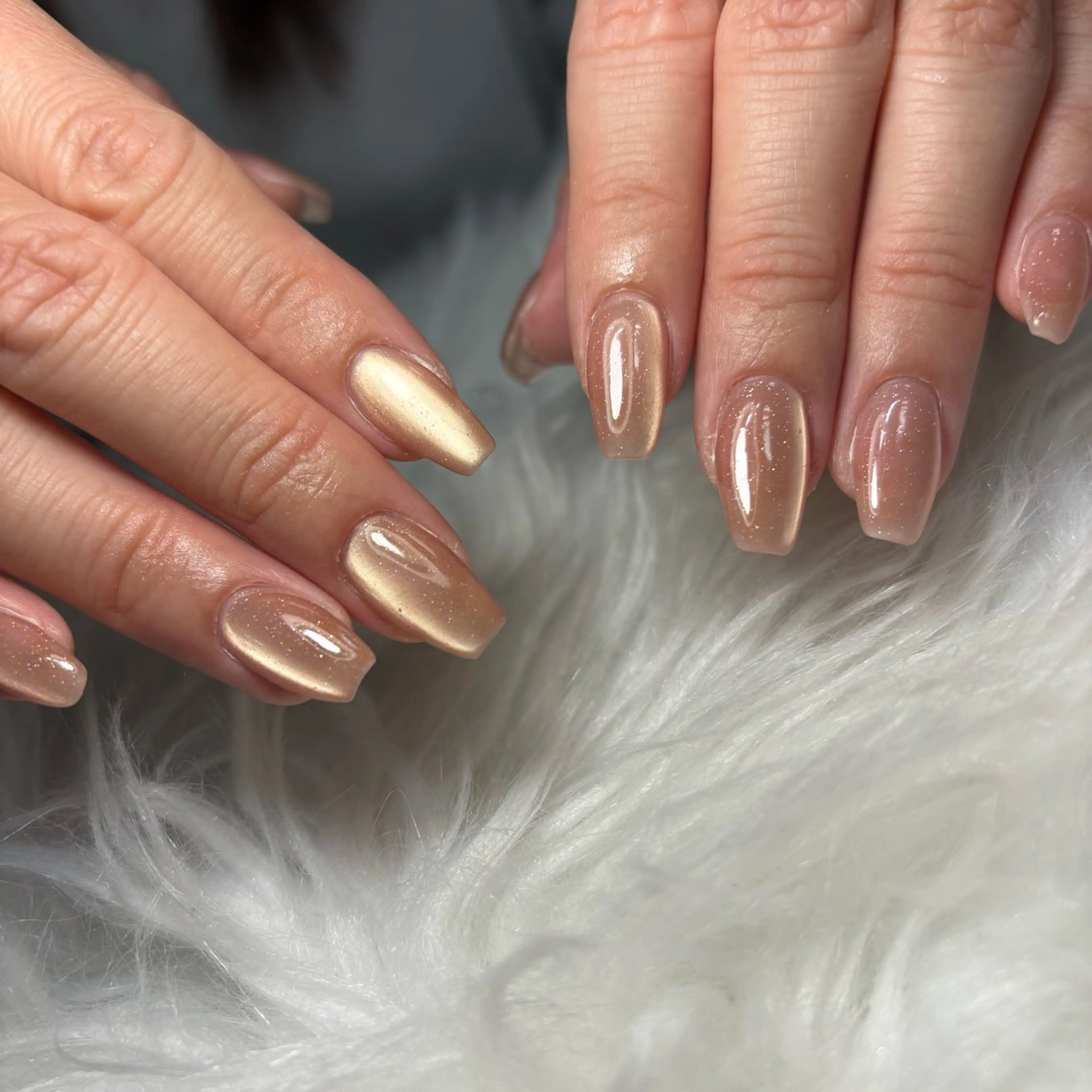 ネイル マグネットネイル マグネットワンカラー ワンカラーネイル ハンドネイル ハンドケア makana nail所属・makananail anjyuのネイルデザイン