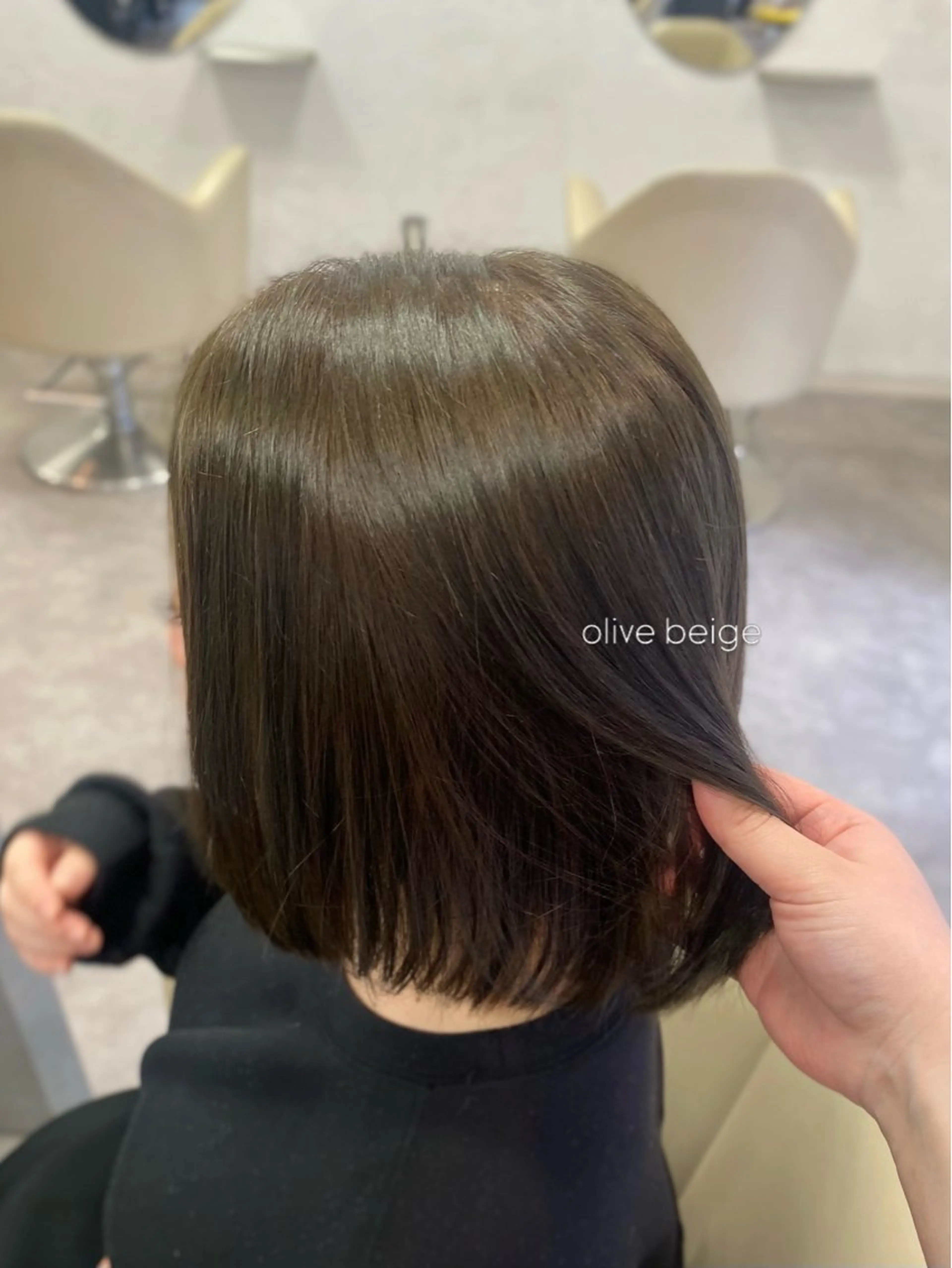 ミディアム カラー ヘアカラー トリートメント 【SiLO】 nanamiのヘアスタイル