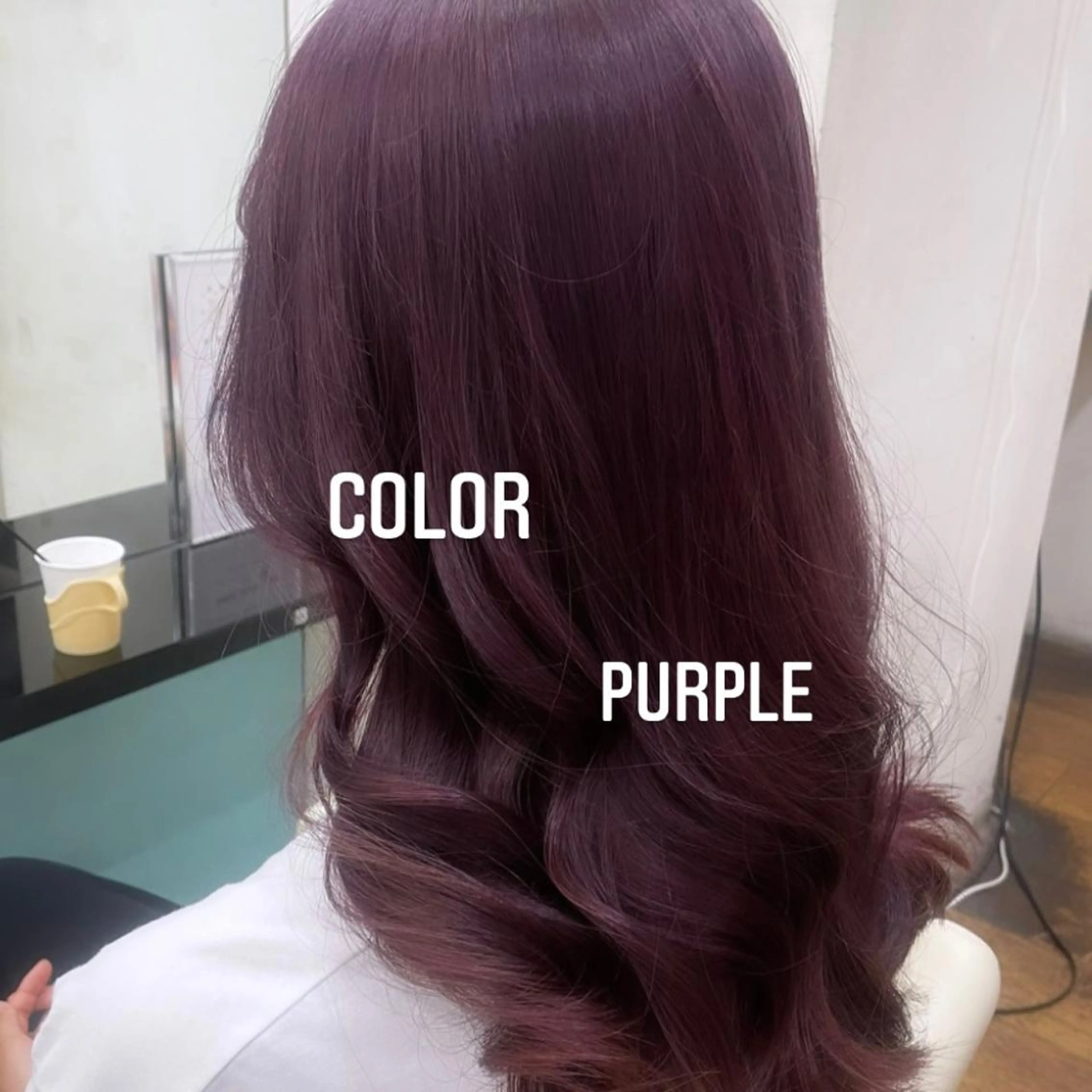 セミロング カラー ヘアカラー トリートメント エクステ🩵ブリーチ 韓国ヘア🩵KAEのヘアスタイル