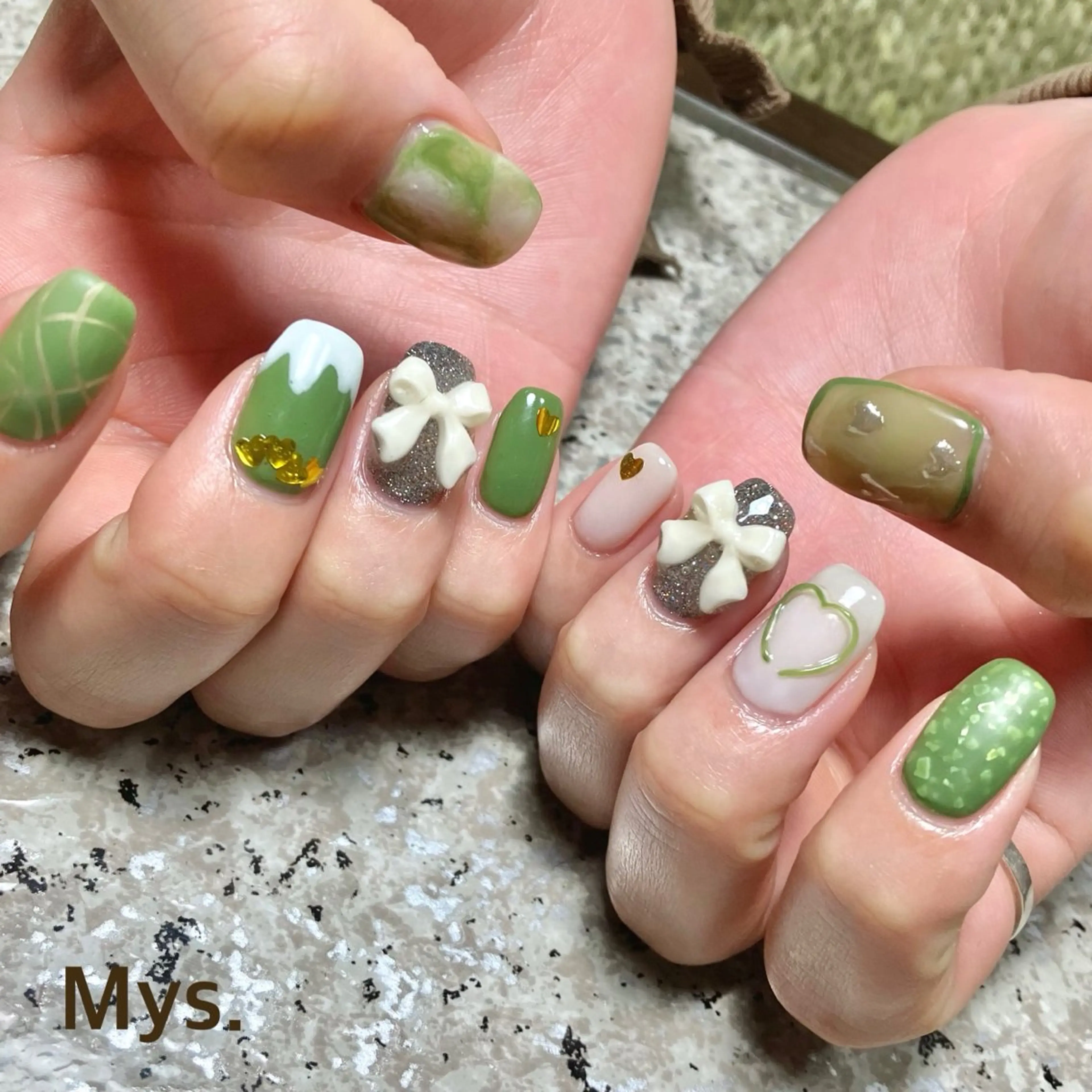 ネイル ハンドネイル Mys. 三上紗紀のネイルデザイン