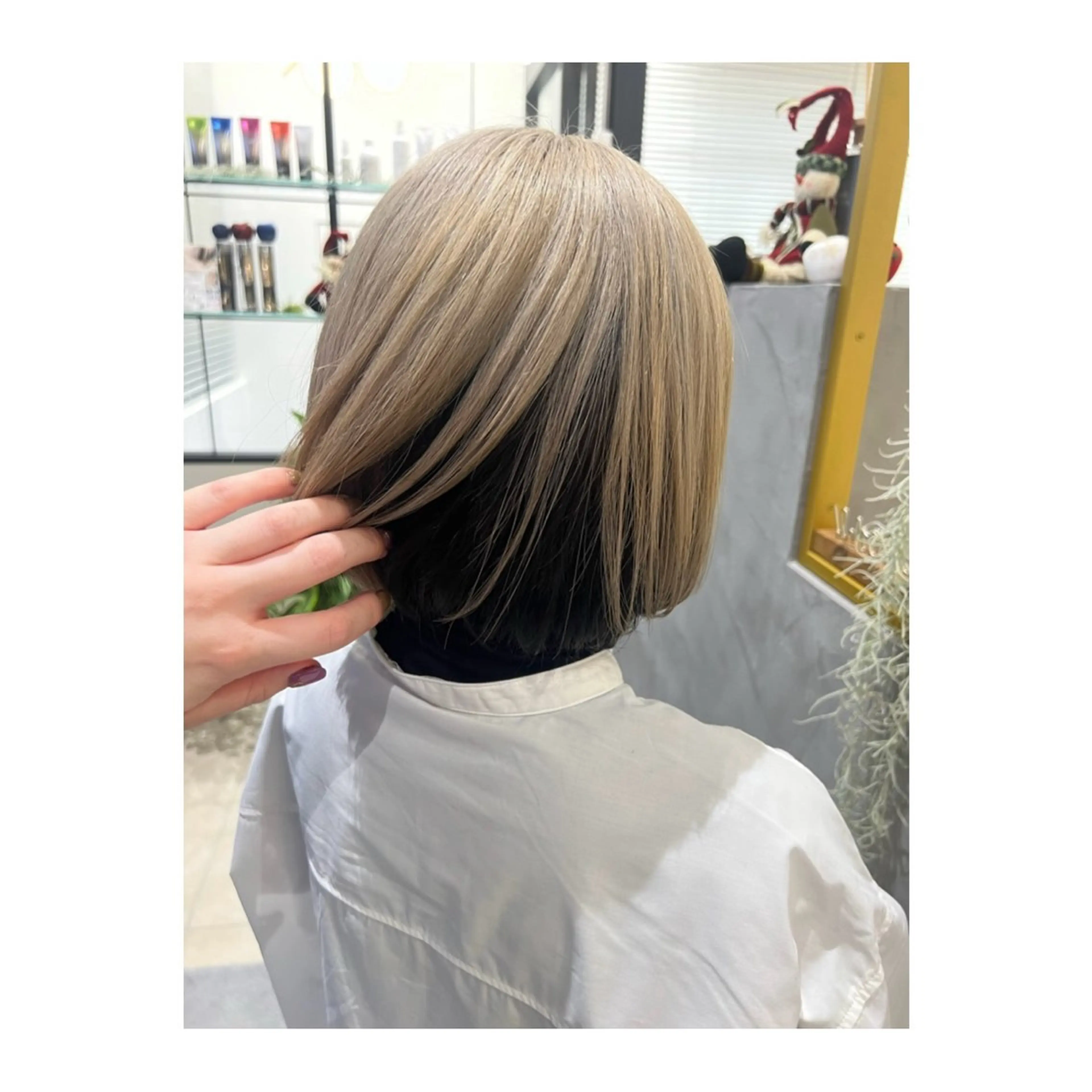 ショート カラー ブリーチ ブロンド デザインカラー カット ヘアカラー トリートメント 髪質改善 すずきひじりのヘアスタイル