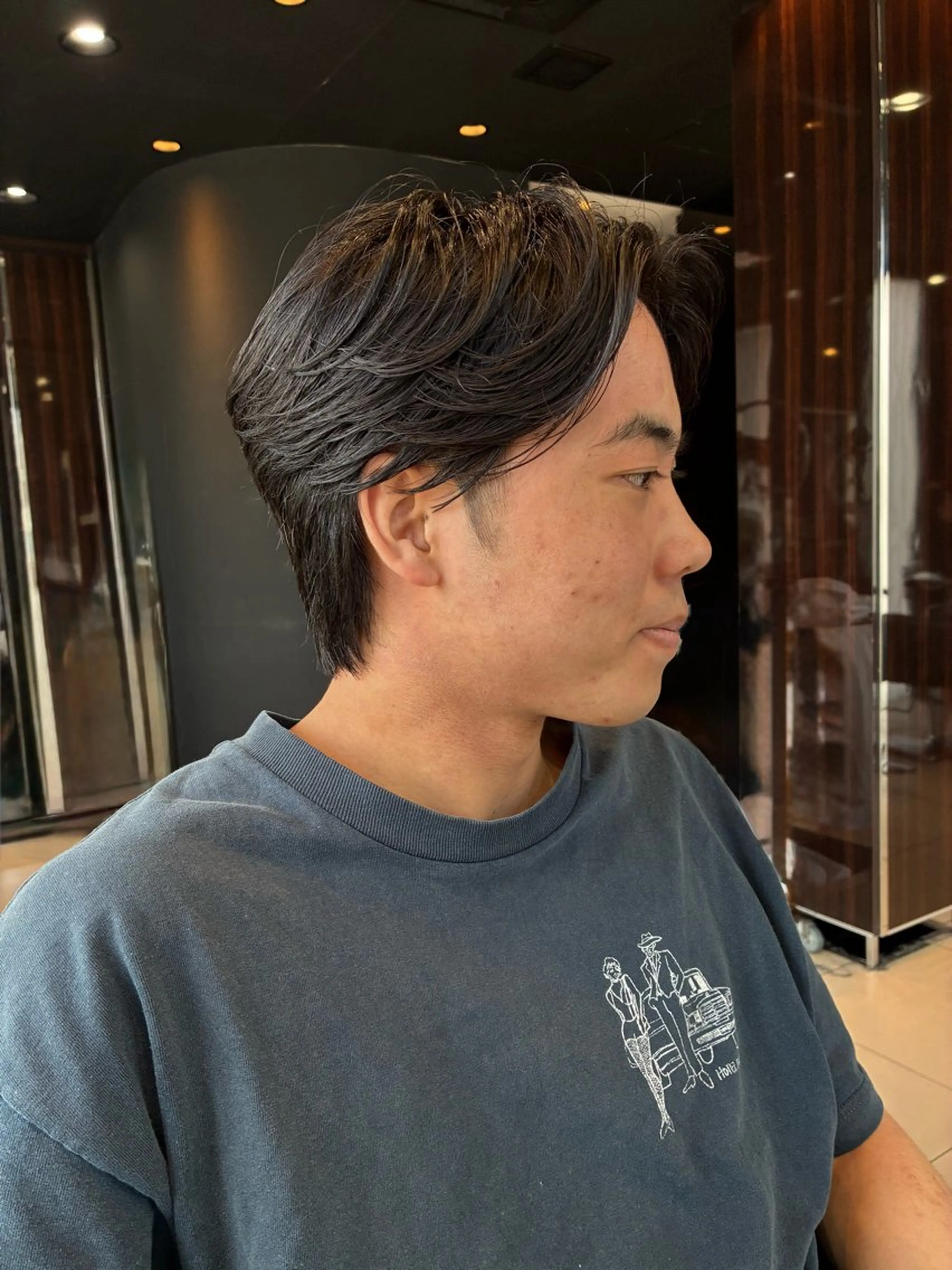 メンズショートの写真