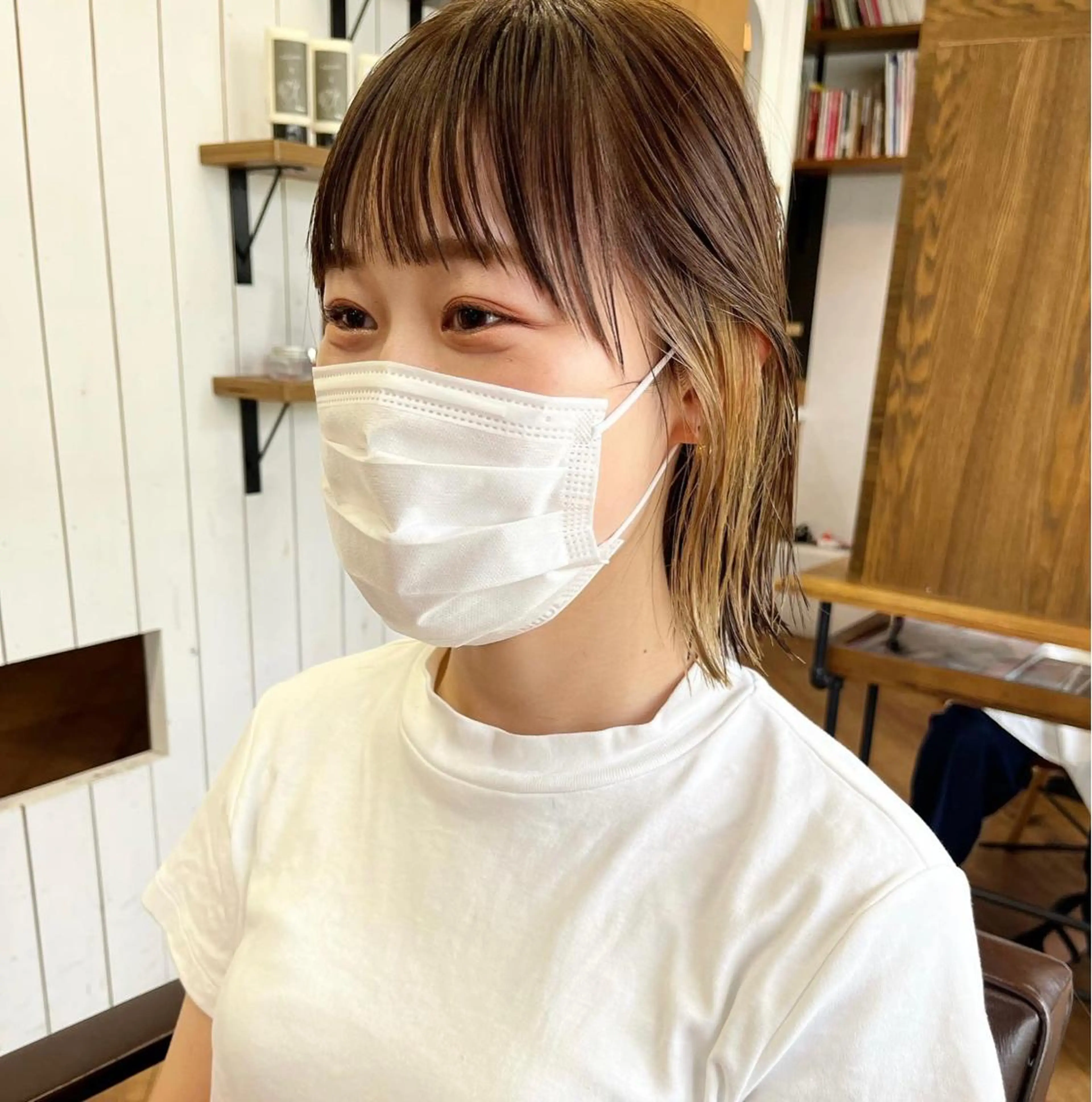 ショート カラー カット ヘアカラー トリートメント Hareru 豊田 修廣のヘアスタイル