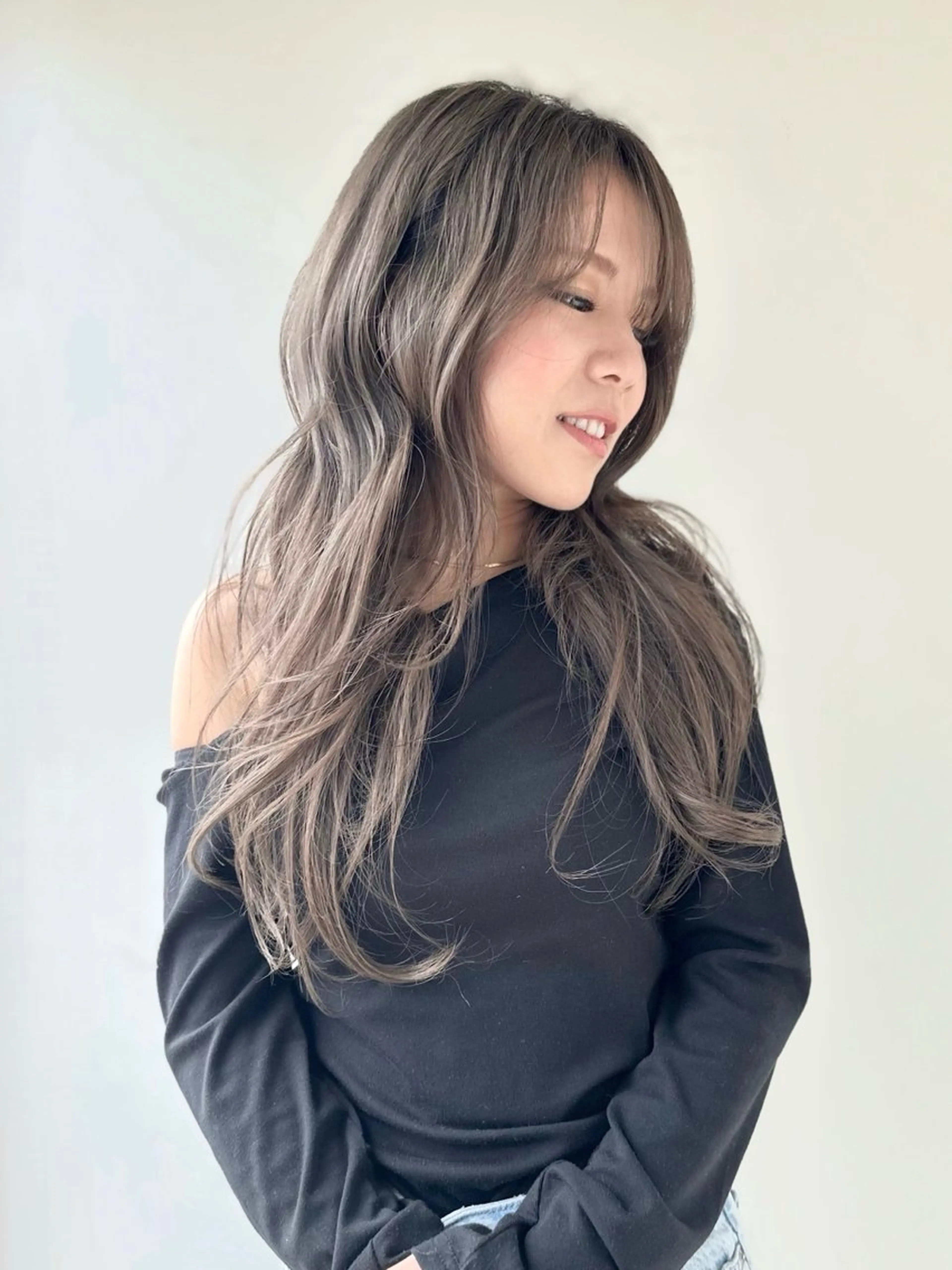 ロング カラー 中原 祥太のヘアスタイル