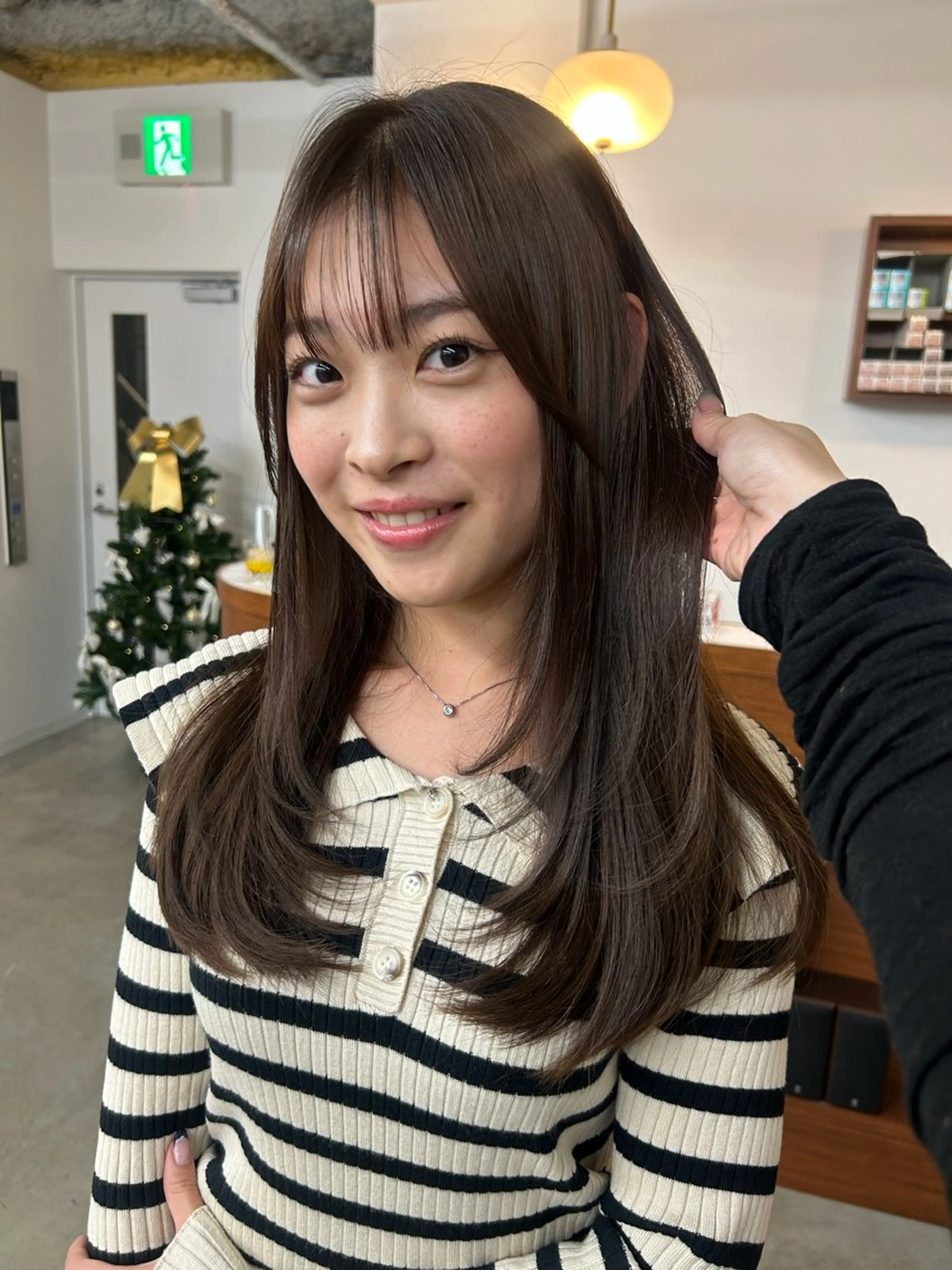 ロング カラー 大阪梅田/ イマムラミヅキのヘアスタイル