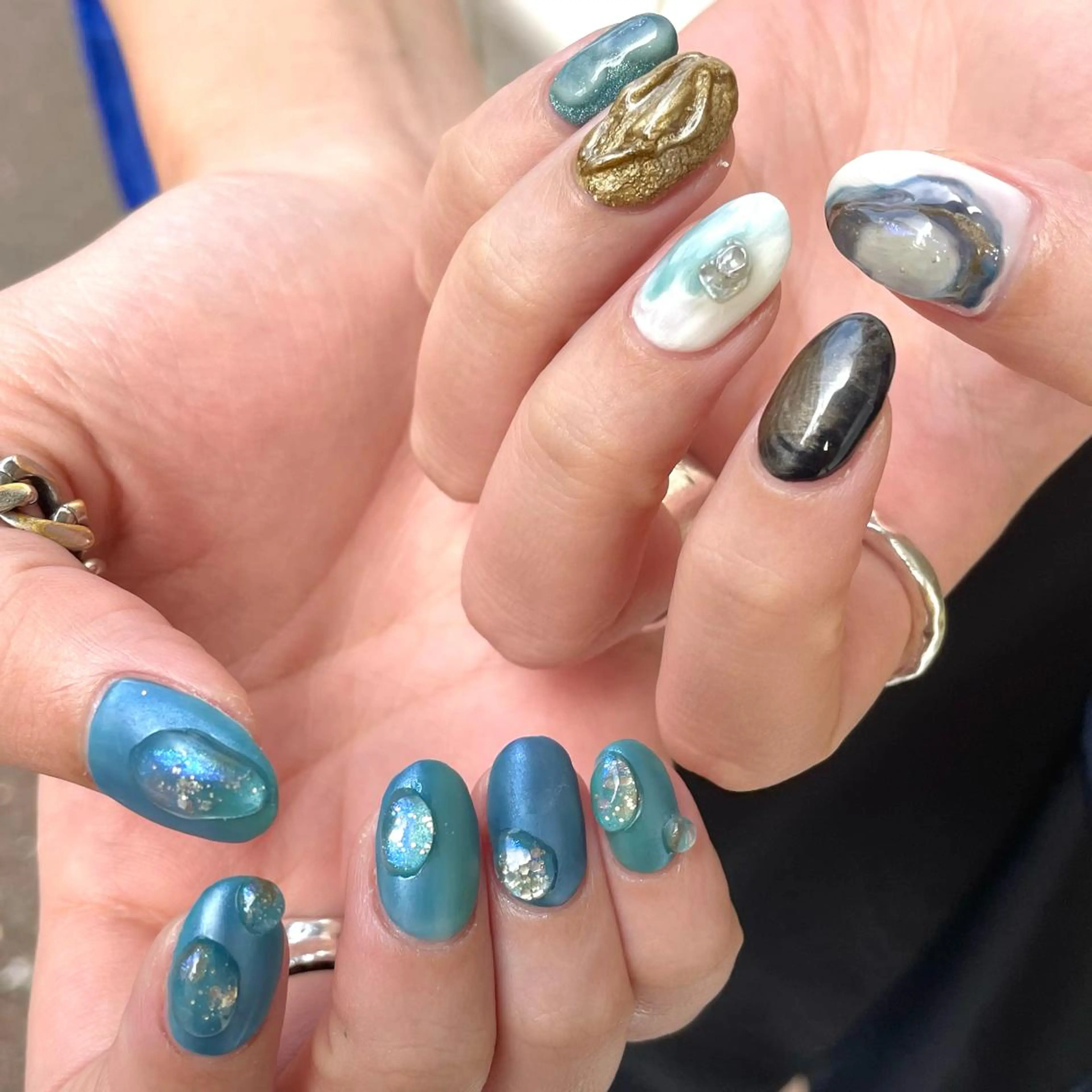 ネイル ハンドネイル 新井 ひなののネイルデザイン