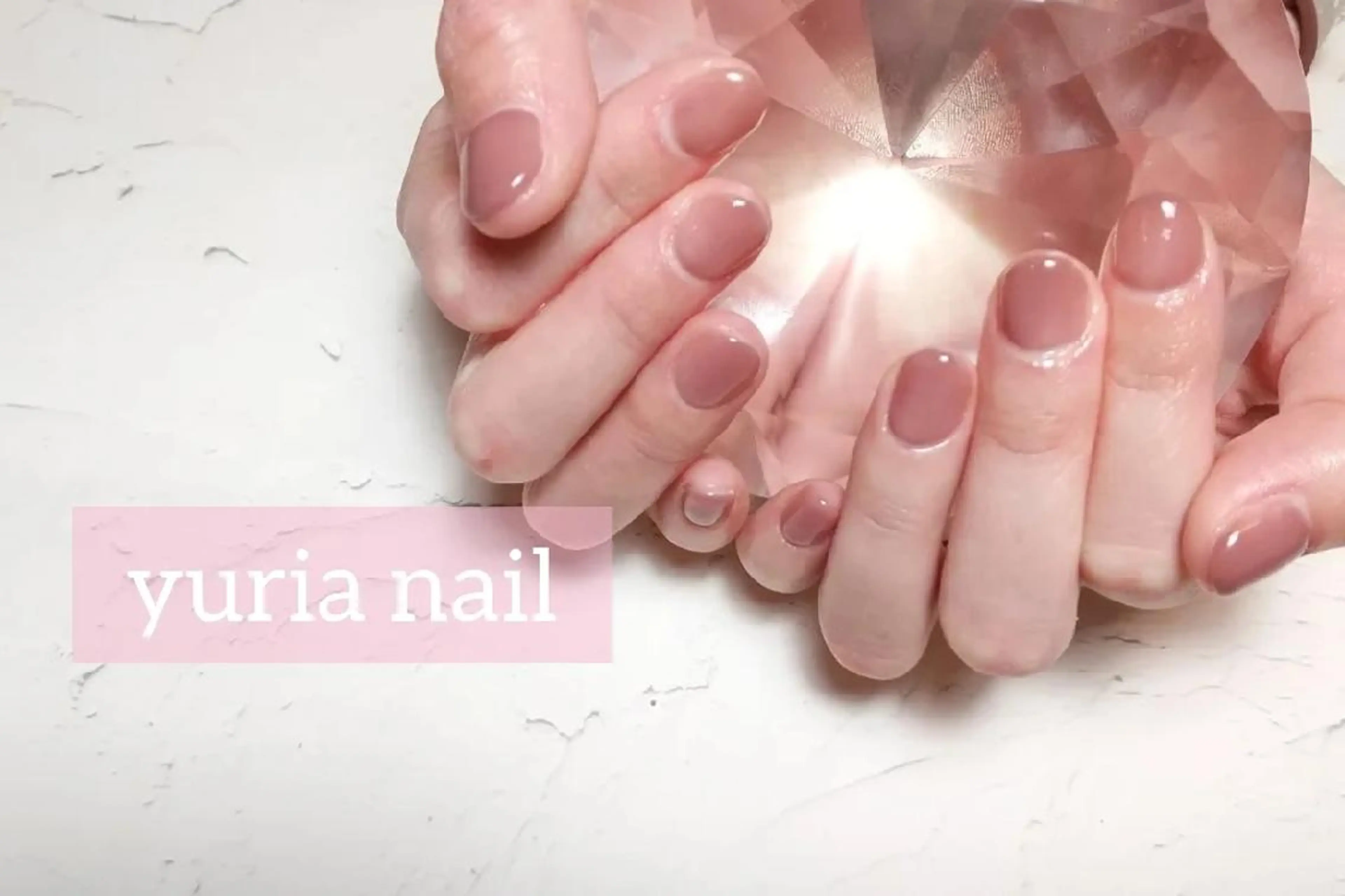 ネイル ジェルネイル ワンカラーネイル 春ネイル ハンドネイル 小林 ゆりあのネイルデザイン