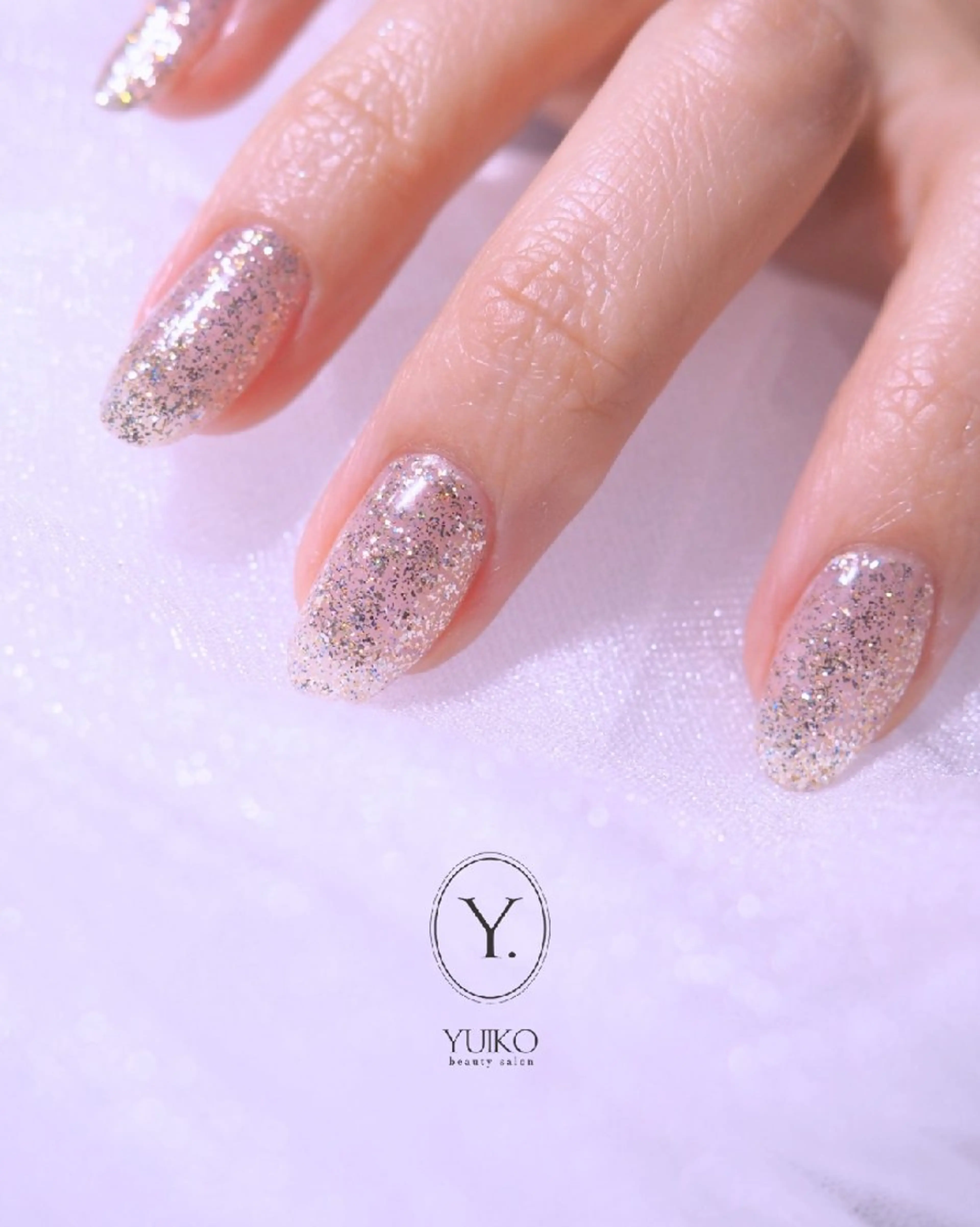 ネイル キラキラネイル ハンドネイル YUIKO _nail のネイルデザイン