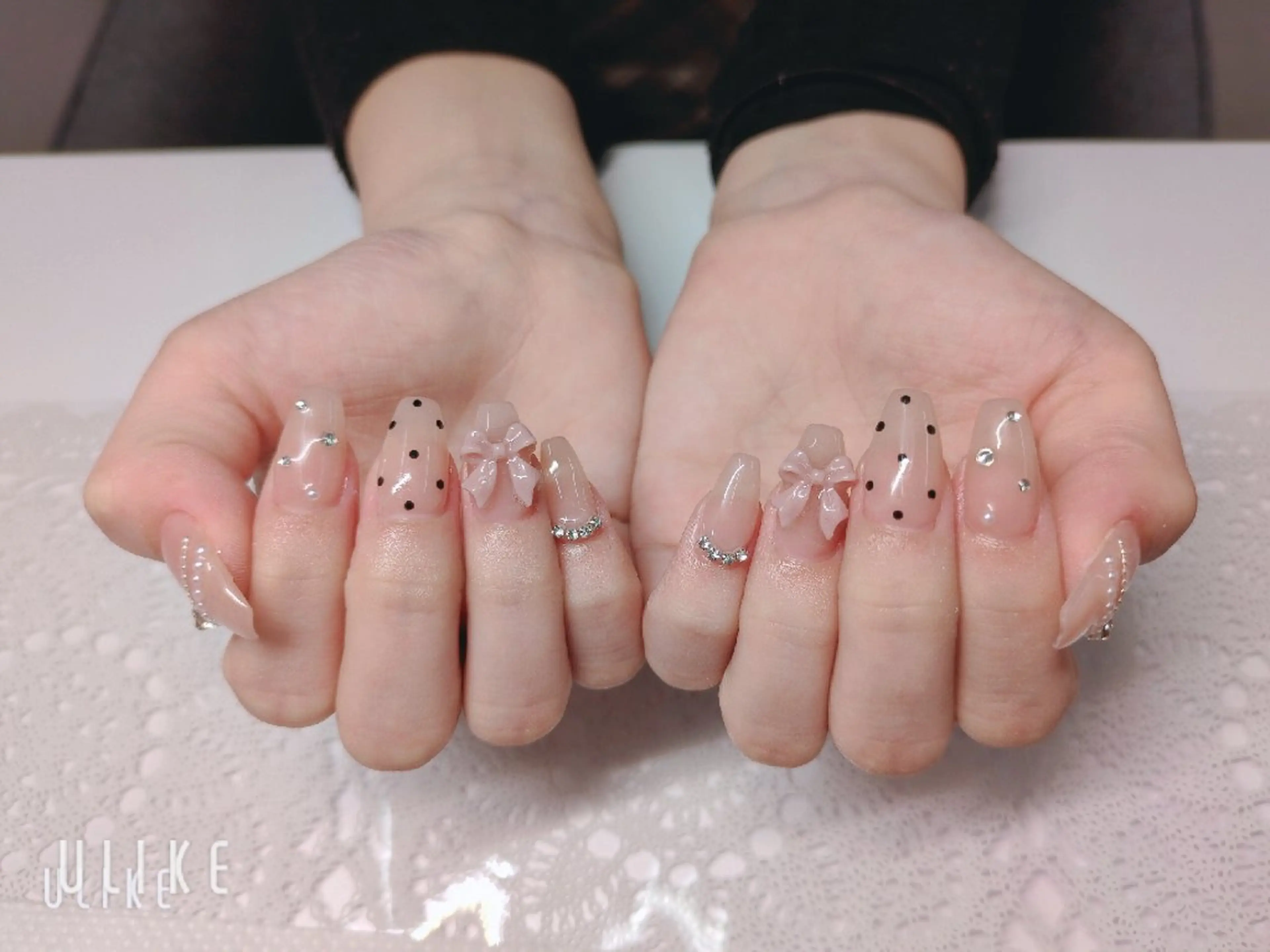 ネイル ガーリー 持ち込み ハンドネイル nailsalon J&K所属・J&K🤍ひらた 当日OK❣️のネイルデザイン