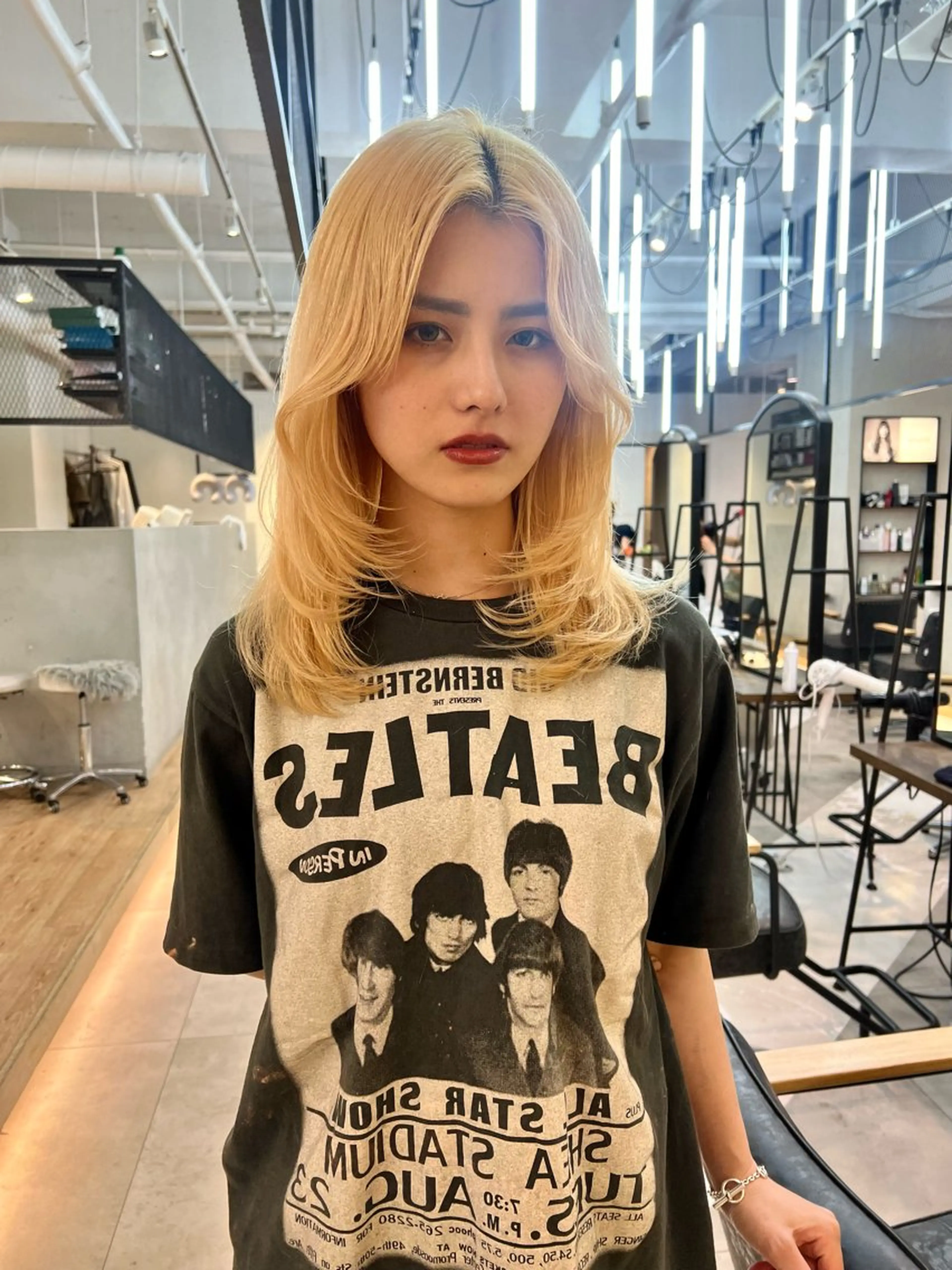 セミロング カラー レイヤーカット カット ヘアカラー 吉祥寺/個性派/ kazuha🩰のヘアスタイル