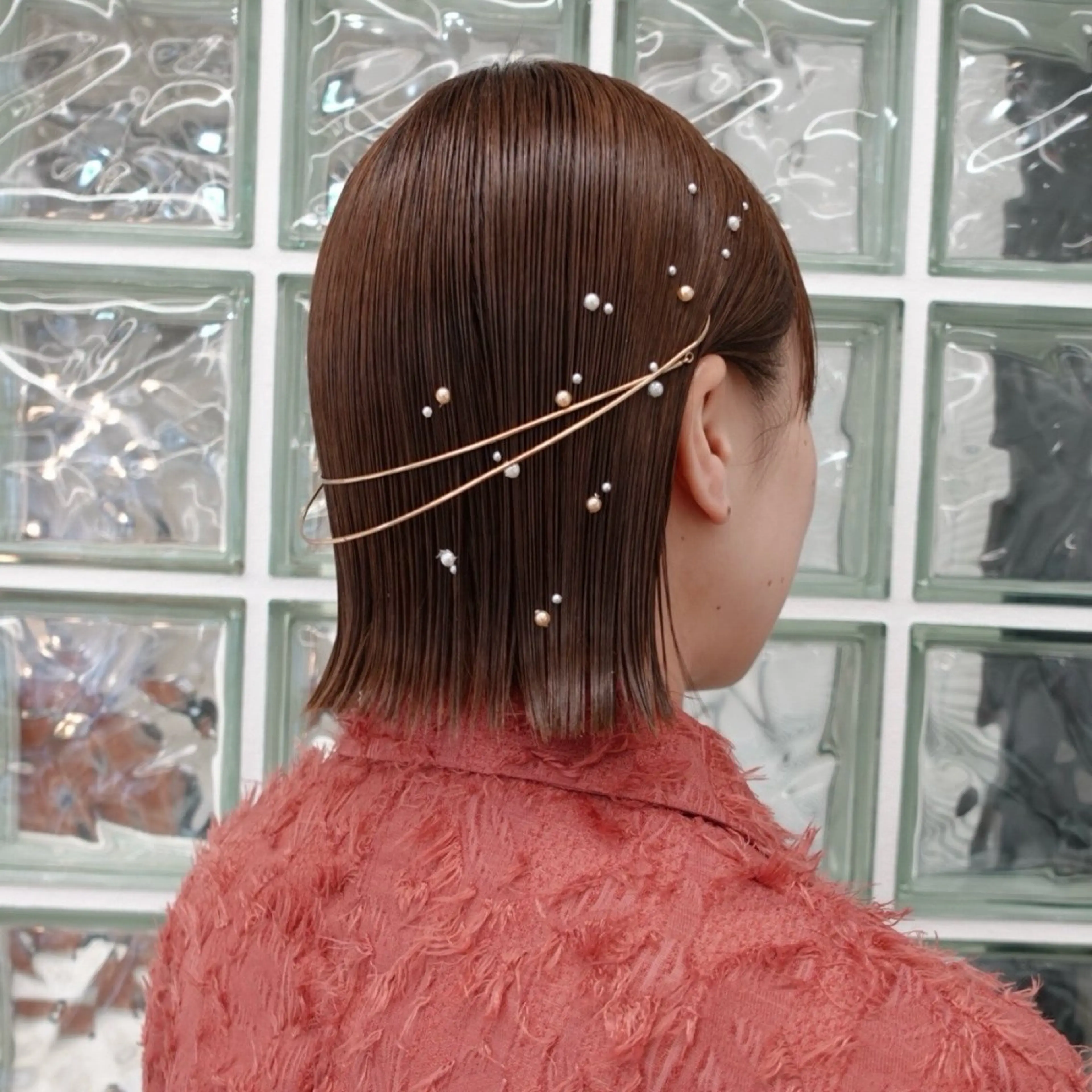 ショート ヘアアレンジ ボブ 🌐サトウ リョウ🌐のヘアスタイル