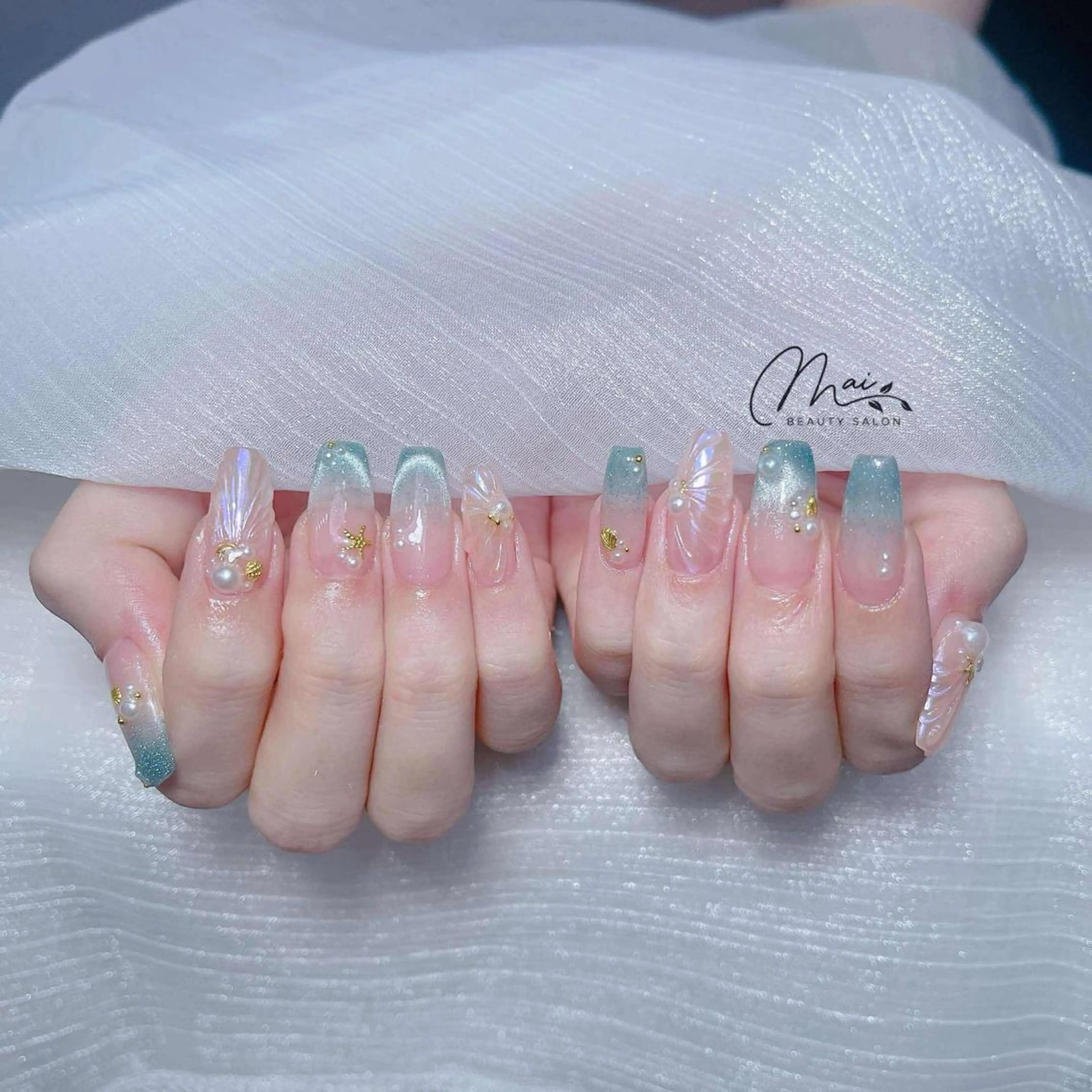 ネイル ジェルネイル パラジェル ワンホンネイル MaiBeauty マイ マイのネイルデザイン