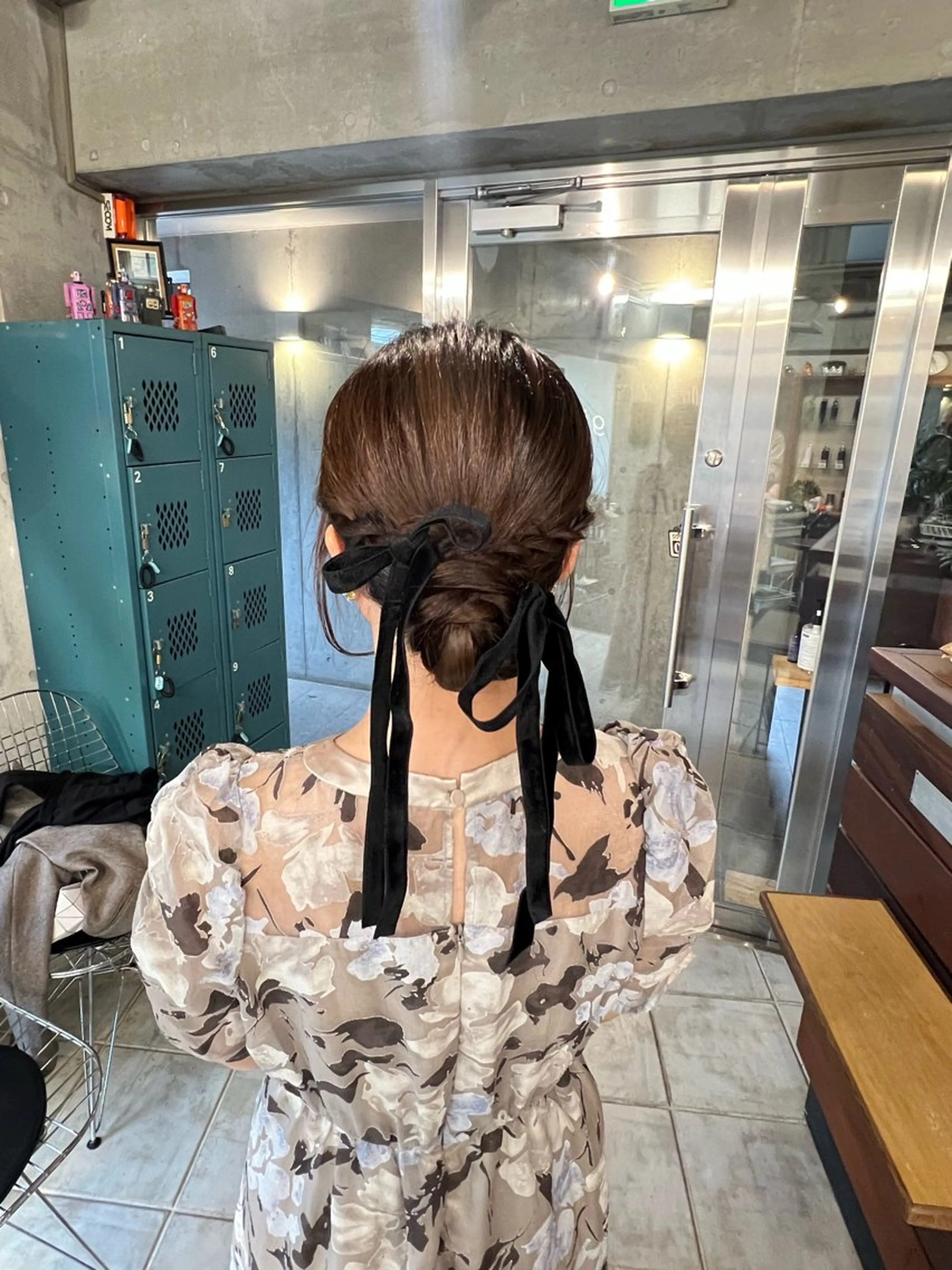 ロング ヘアアレンジ ヘアセット 土田かほ/本日🈳 透明感カラー🍃のヘアスタイル