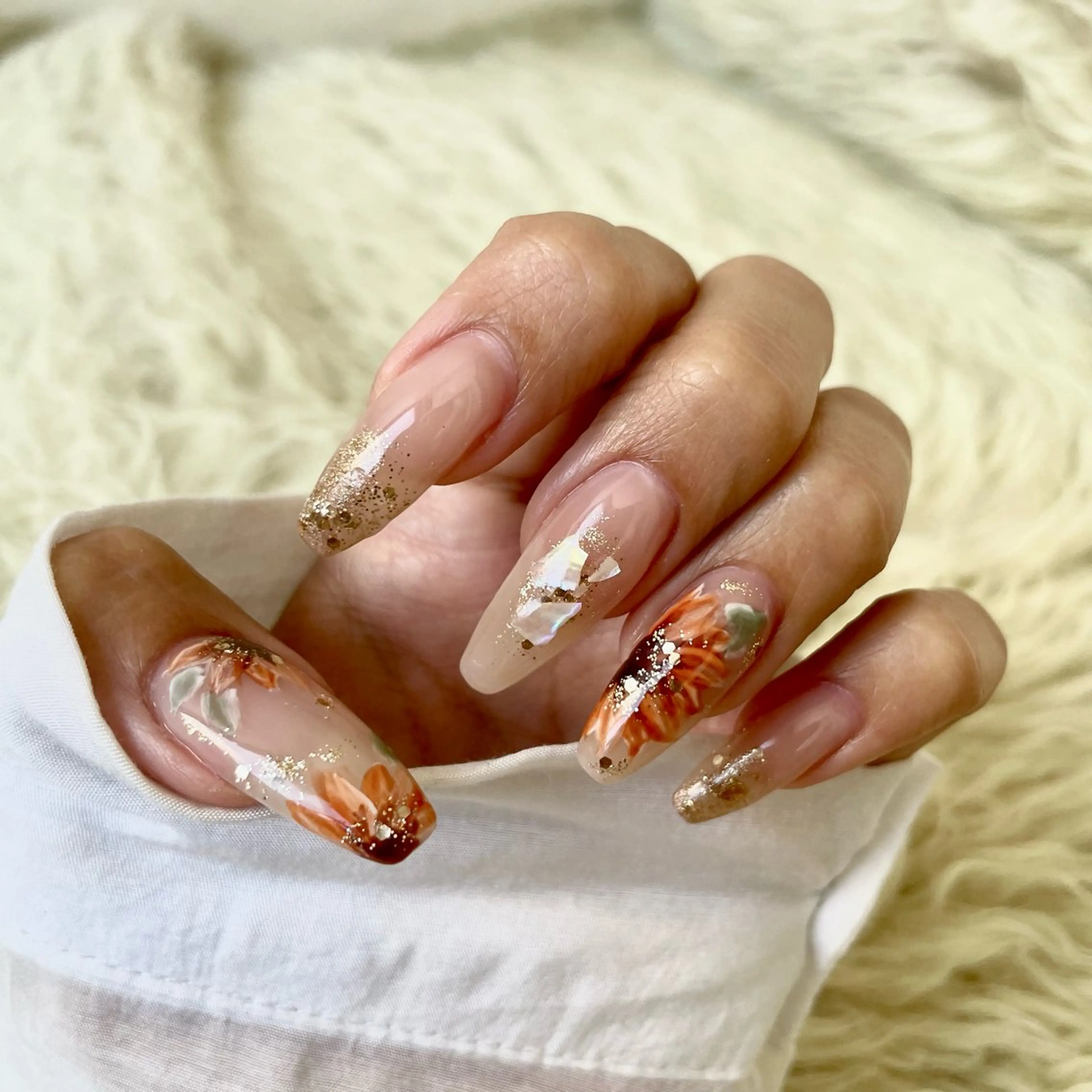 ネイル ニュアンスネイル ハンドネイル Nobody_ Manamiのネイルデザイン