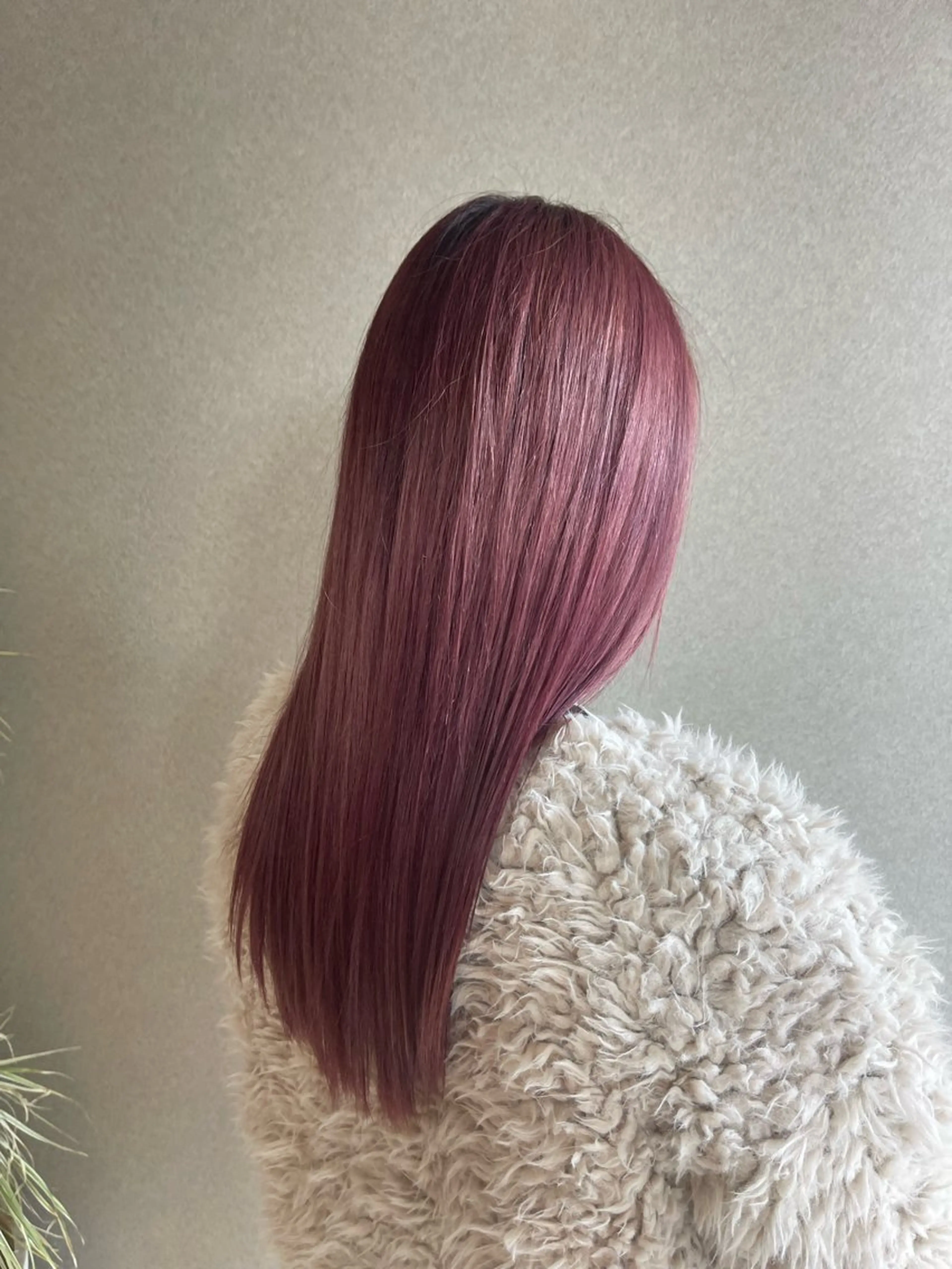 ロング カラー ブラウンカラー 透明感カラー ピンクカラー トリートメント kyoka 髪質改善/縮毛矯正のヘアスタイル