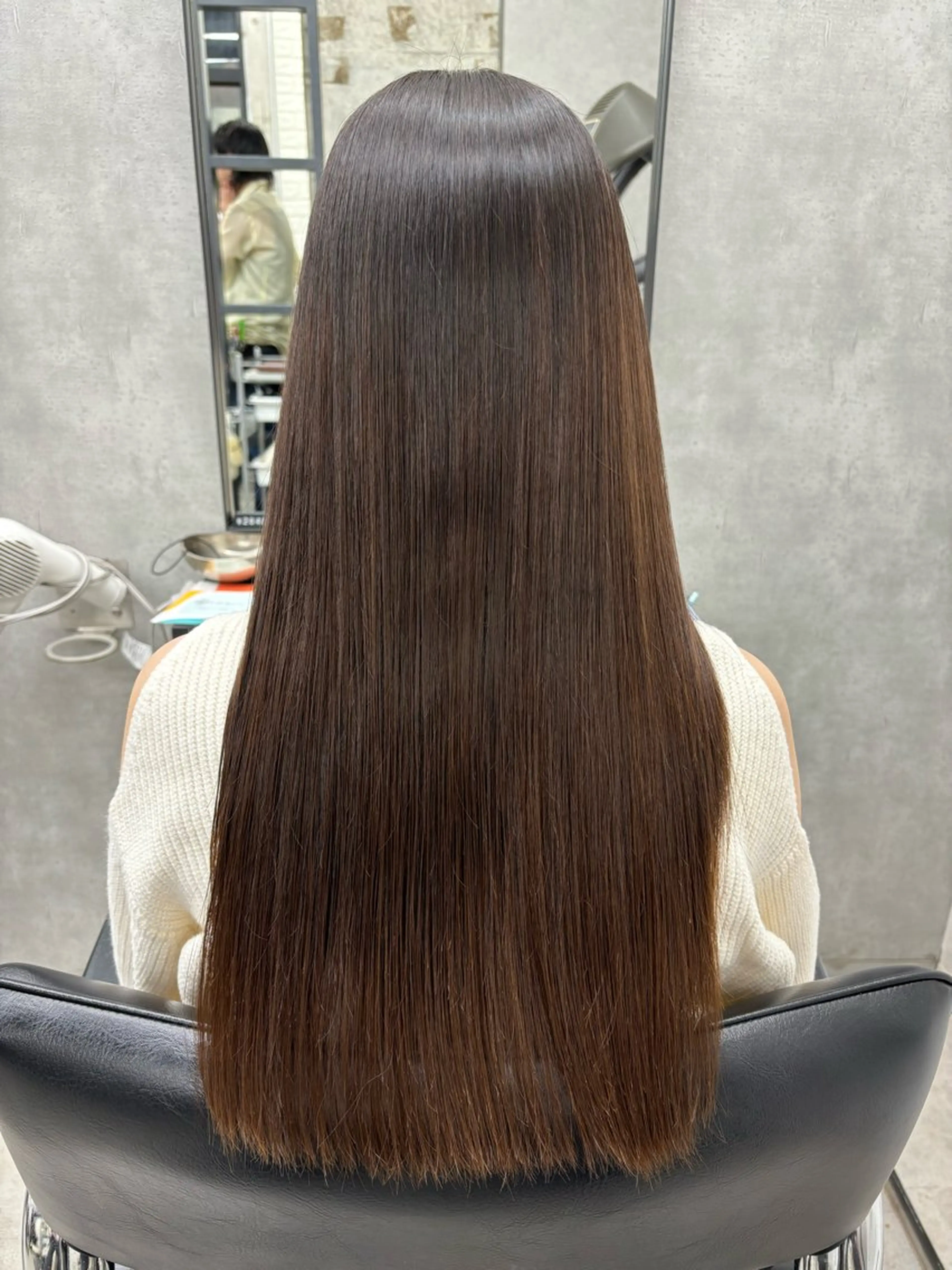 ロング カラー ブリーチ 髪質改善 縮毛矯正 すぐ巻ける縮毛矯正 🍀勝倉　麗のヘアスタイル