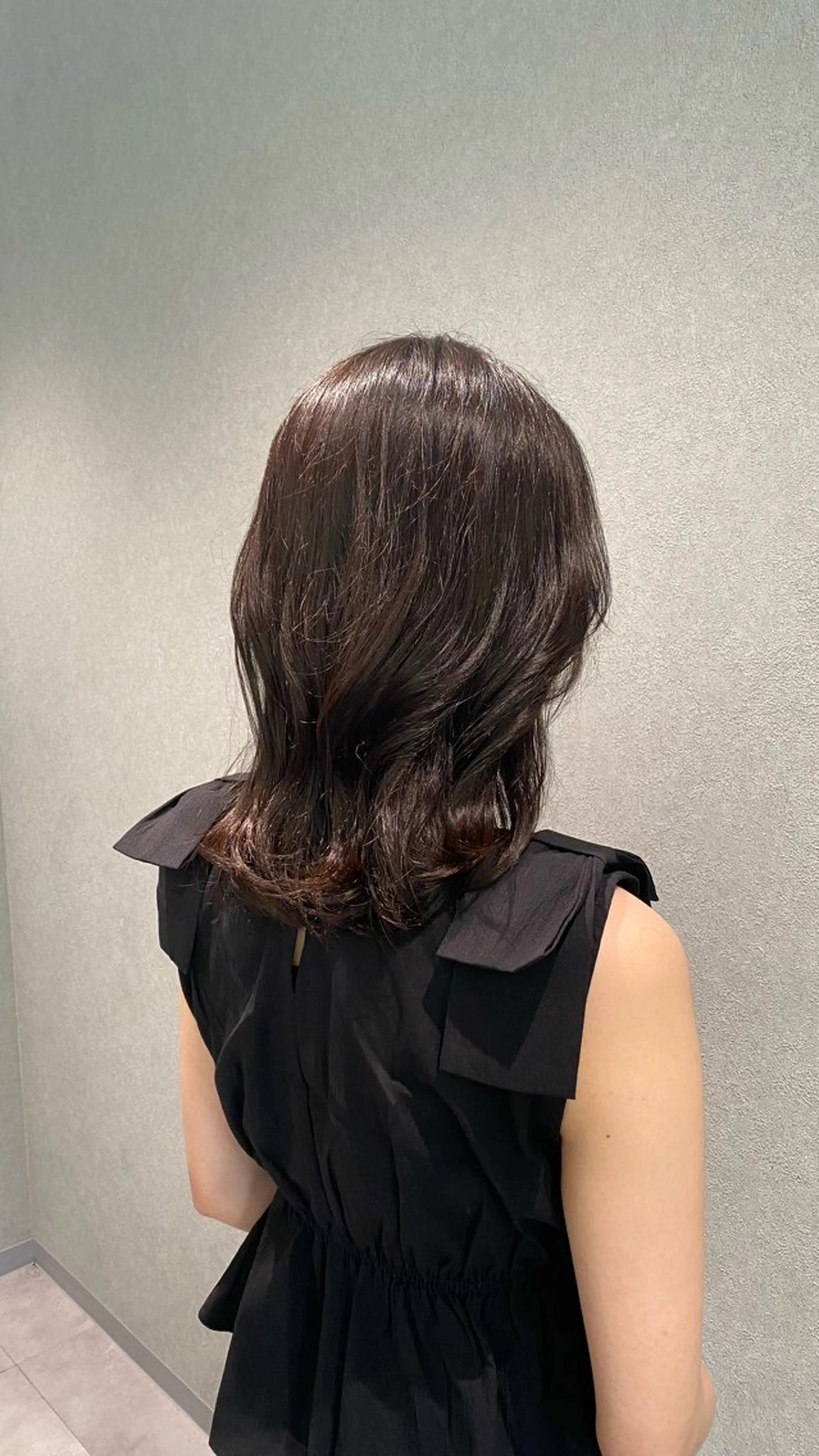 ミディアム カラー Chouette .ayakaのヘアスタイル