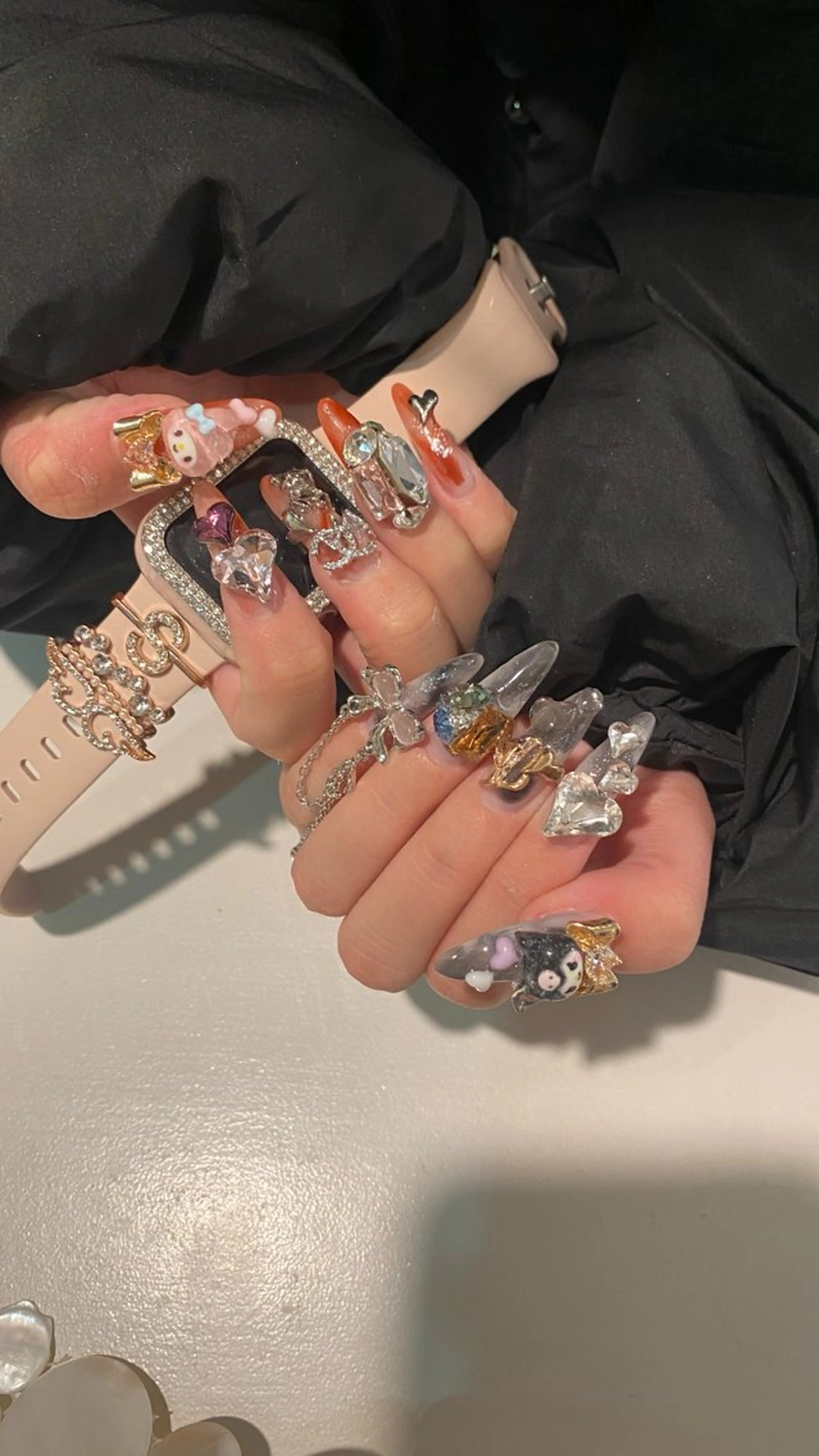 ネイル 卒業式 ハンドネイル D.d ririaのネイルデザイン