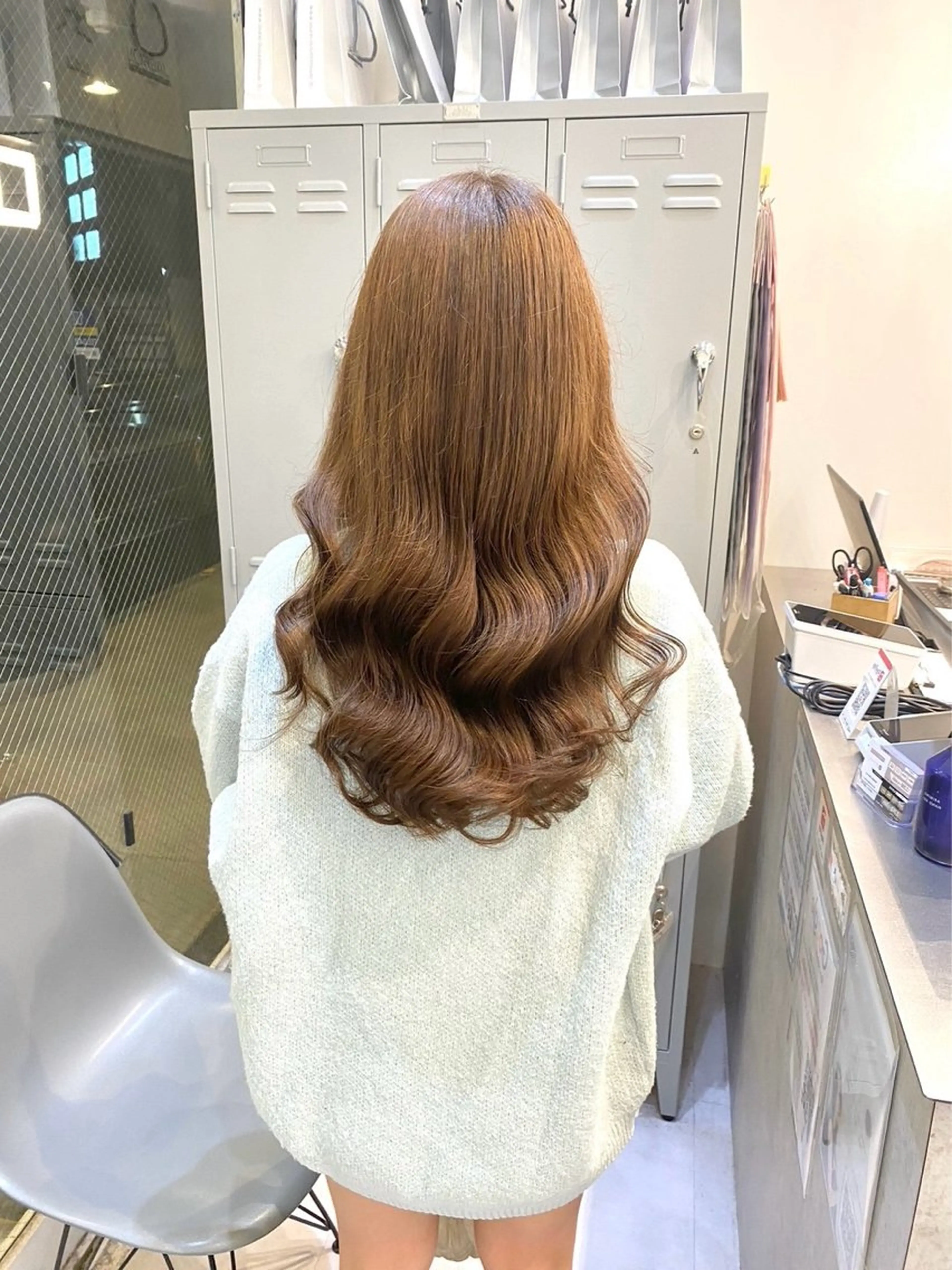 ロング カラー ヘアカラー 🩵レイヤー✖︎ 髪質改善🩵リョウヤのヘアスタイル