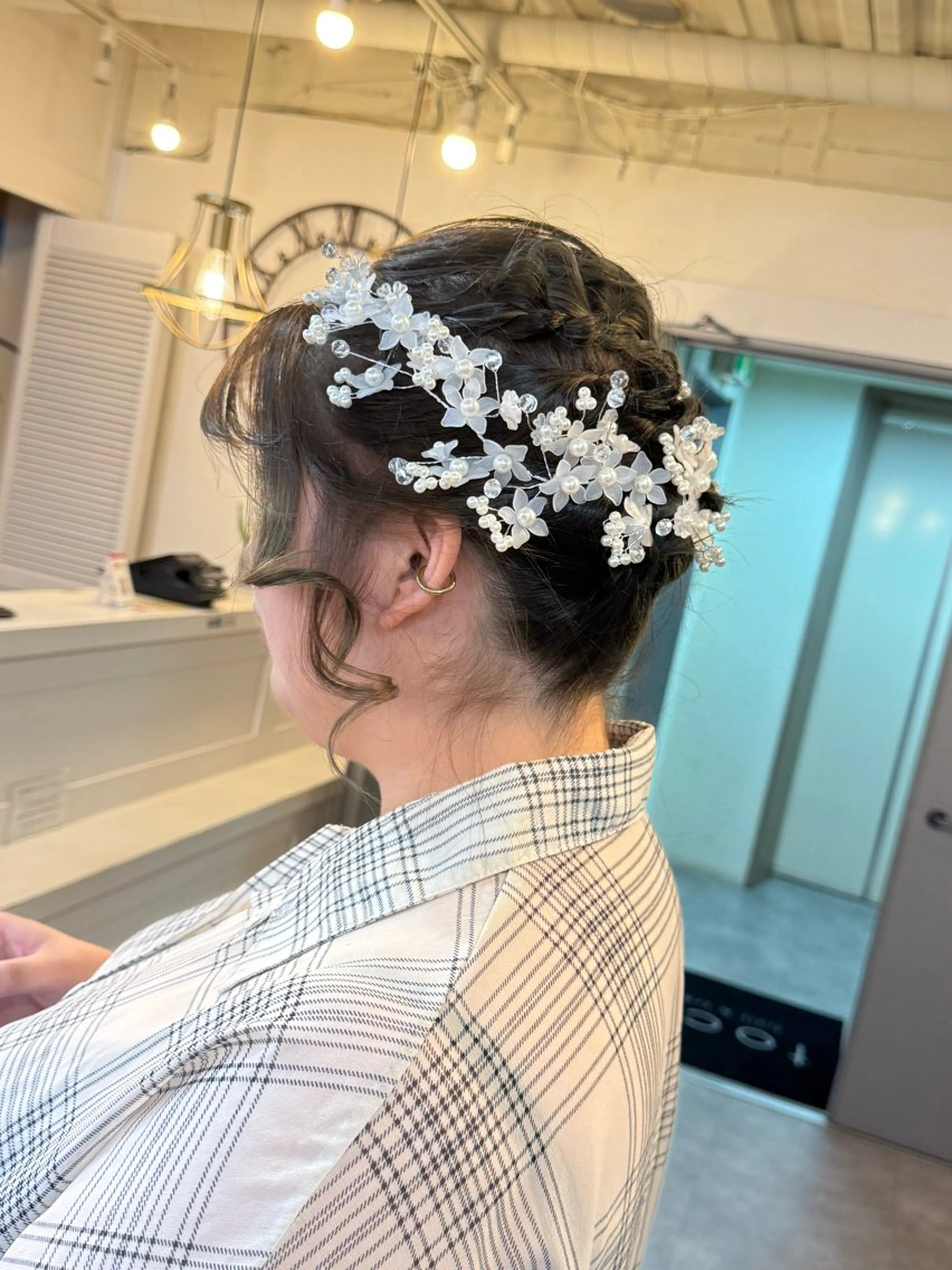 ミディアム ヘアセット 🩵透明感/高発色 /難波/北原佑記🌸のヘアスタイル