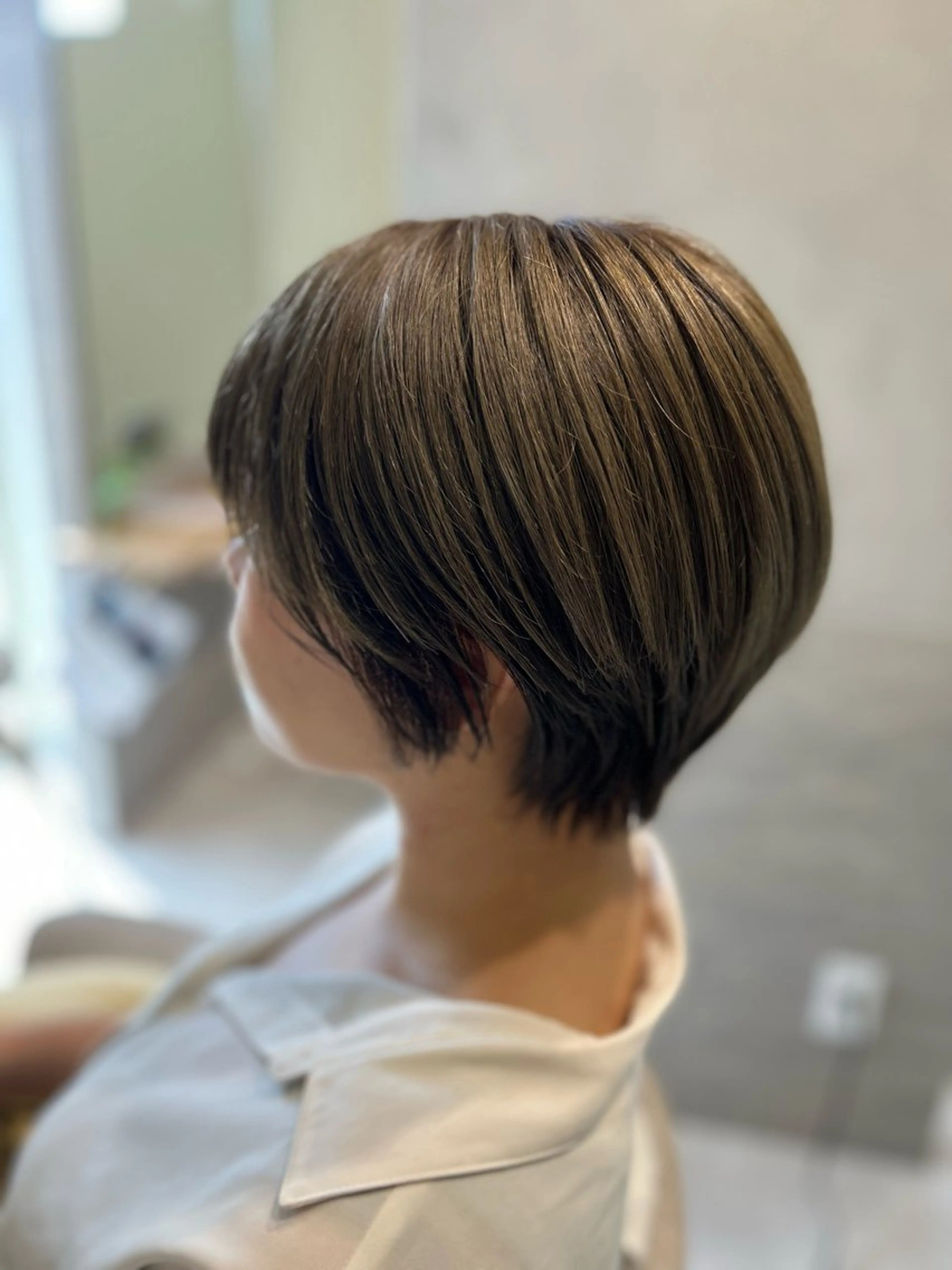 ショート ショートヘア 鏡原 実和のヘアスタイル