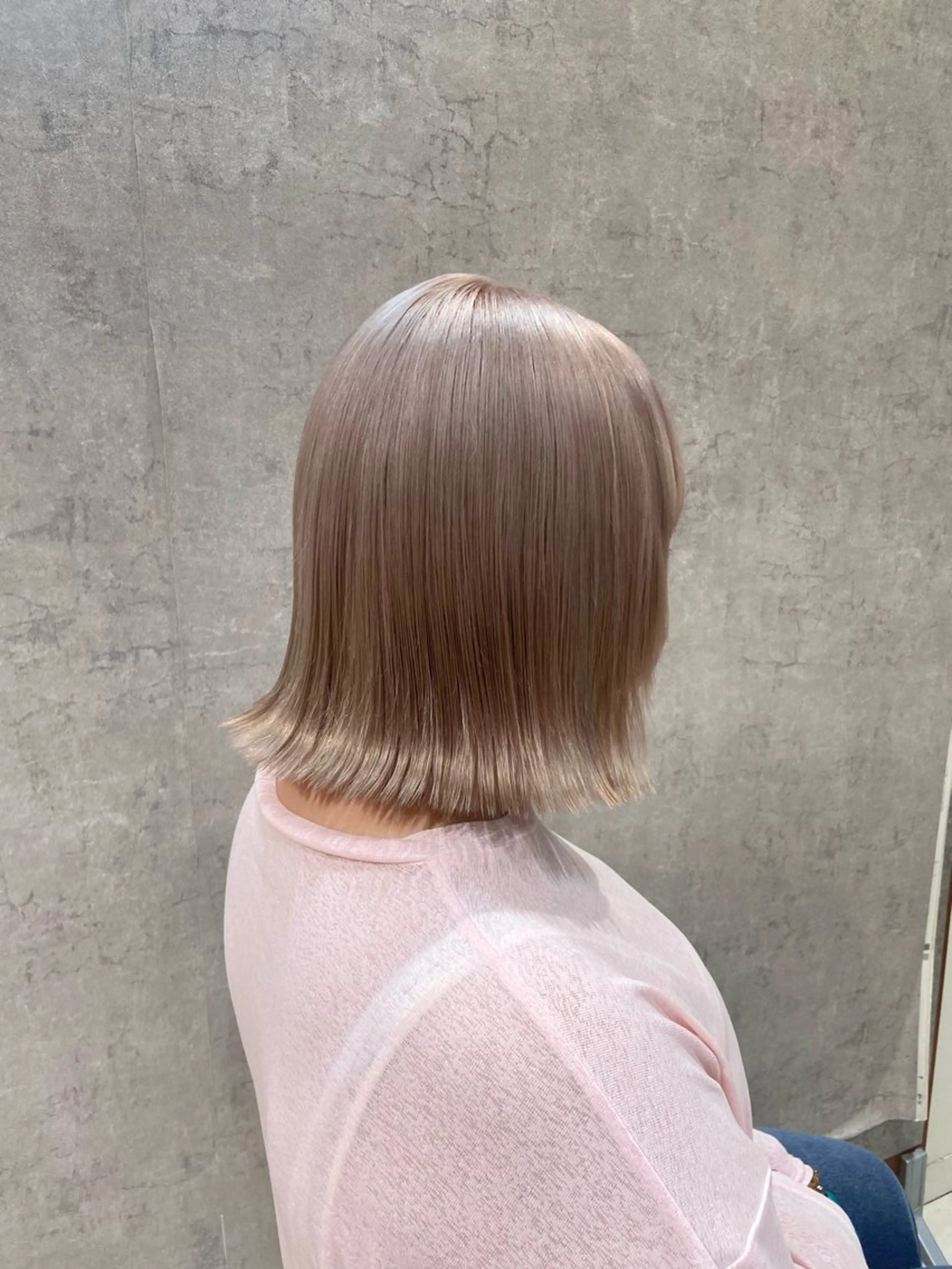 カラー ブリーチ Hirona 縮毛矯正/髪質改善のヘアスタイル