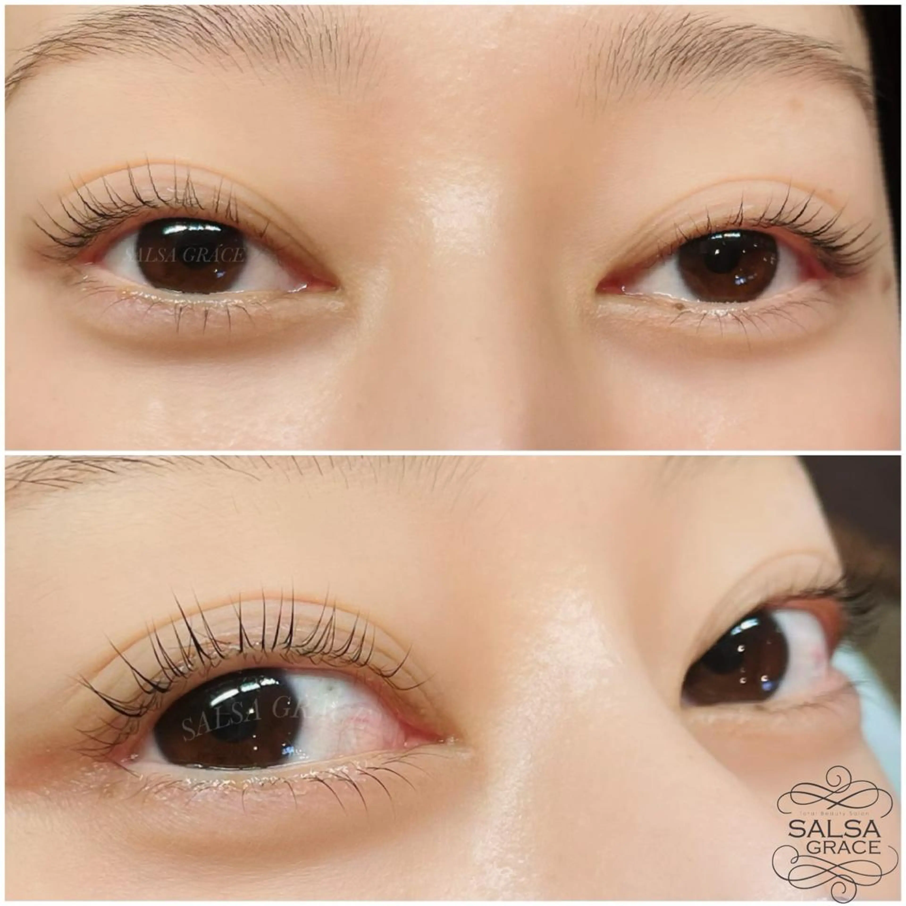 ラッシュリフトカール(上下)の写真