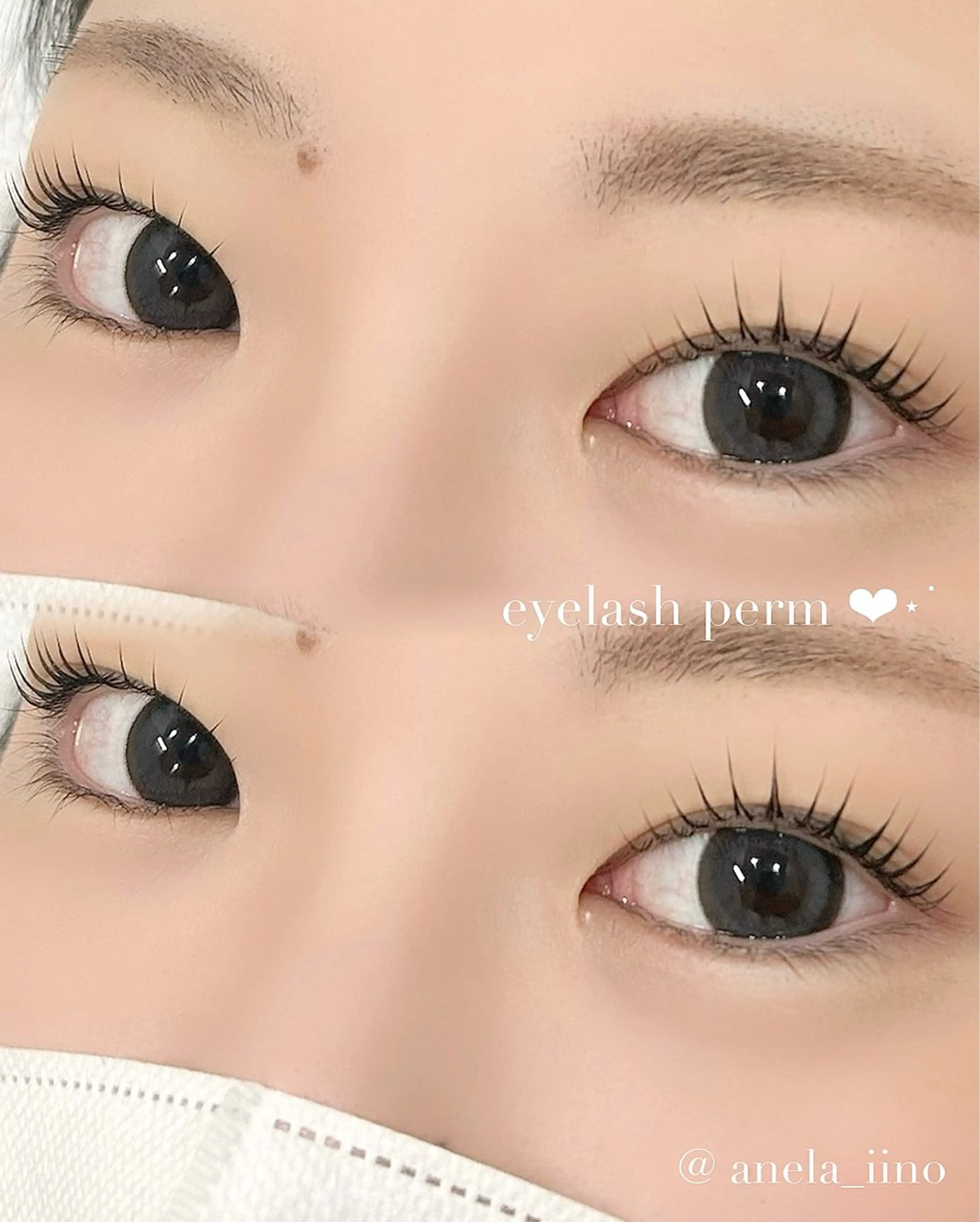 マツエク・マツパ 一重×まつ毛パーマ 🎀ANELA 飯野🎀のマツエク・マツパデザイン