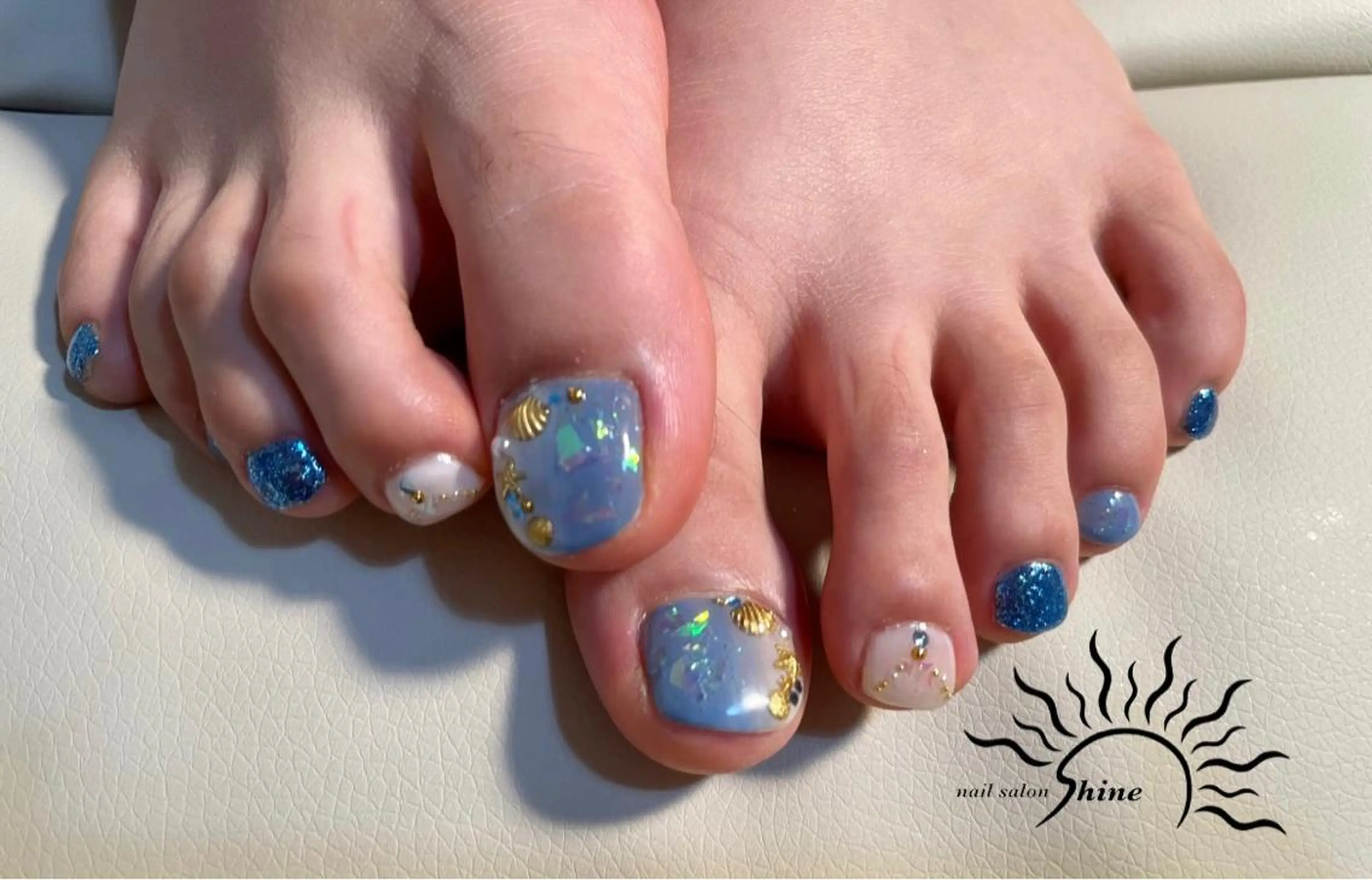 ネイル フットネイル ジェルネイル 持ち込み ハンドネイル n.s _shineのネイルデザイン