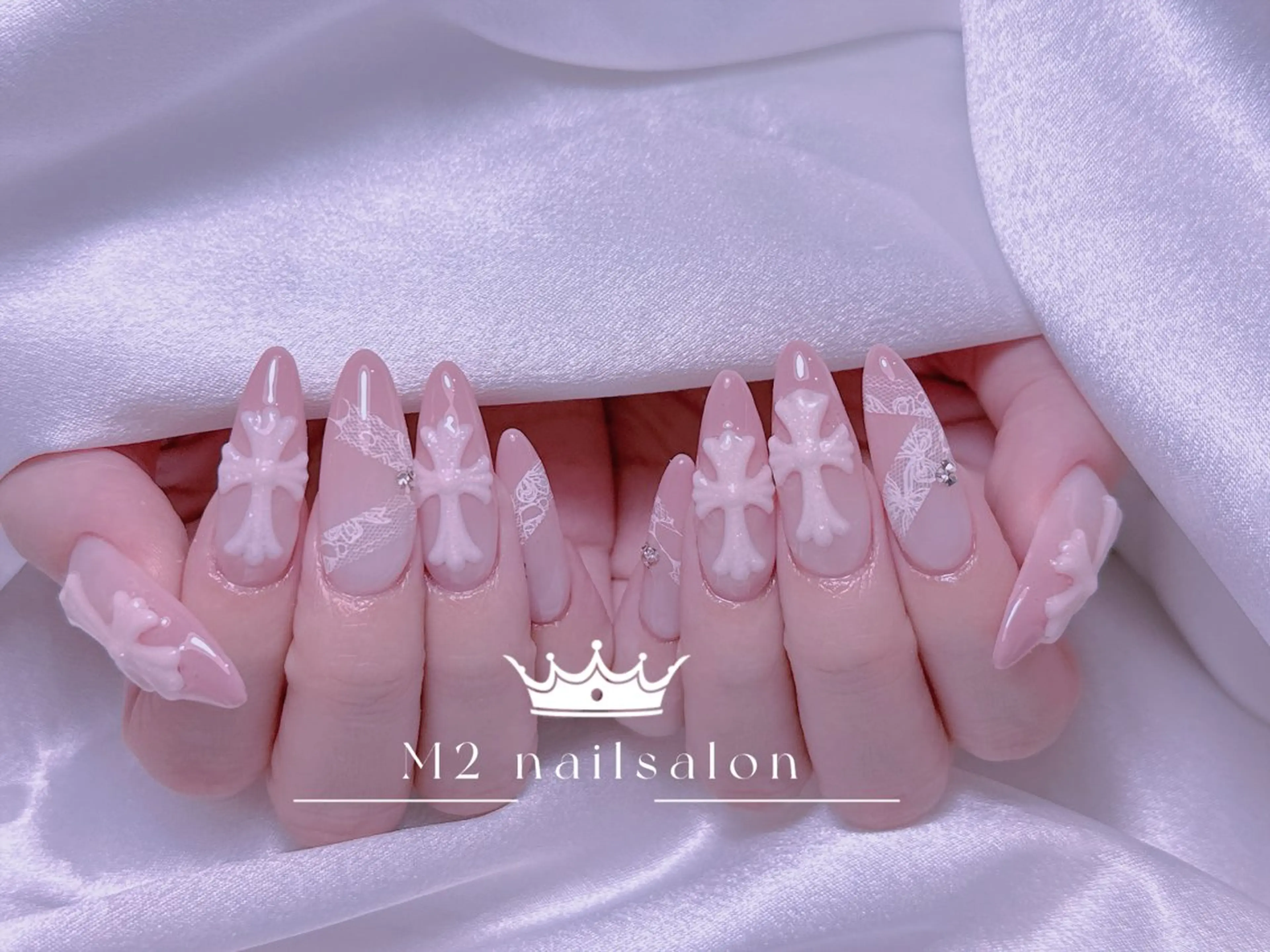 ネイル ハンドネイル 長さだし専門店 M2　rikaのネイルデザイン