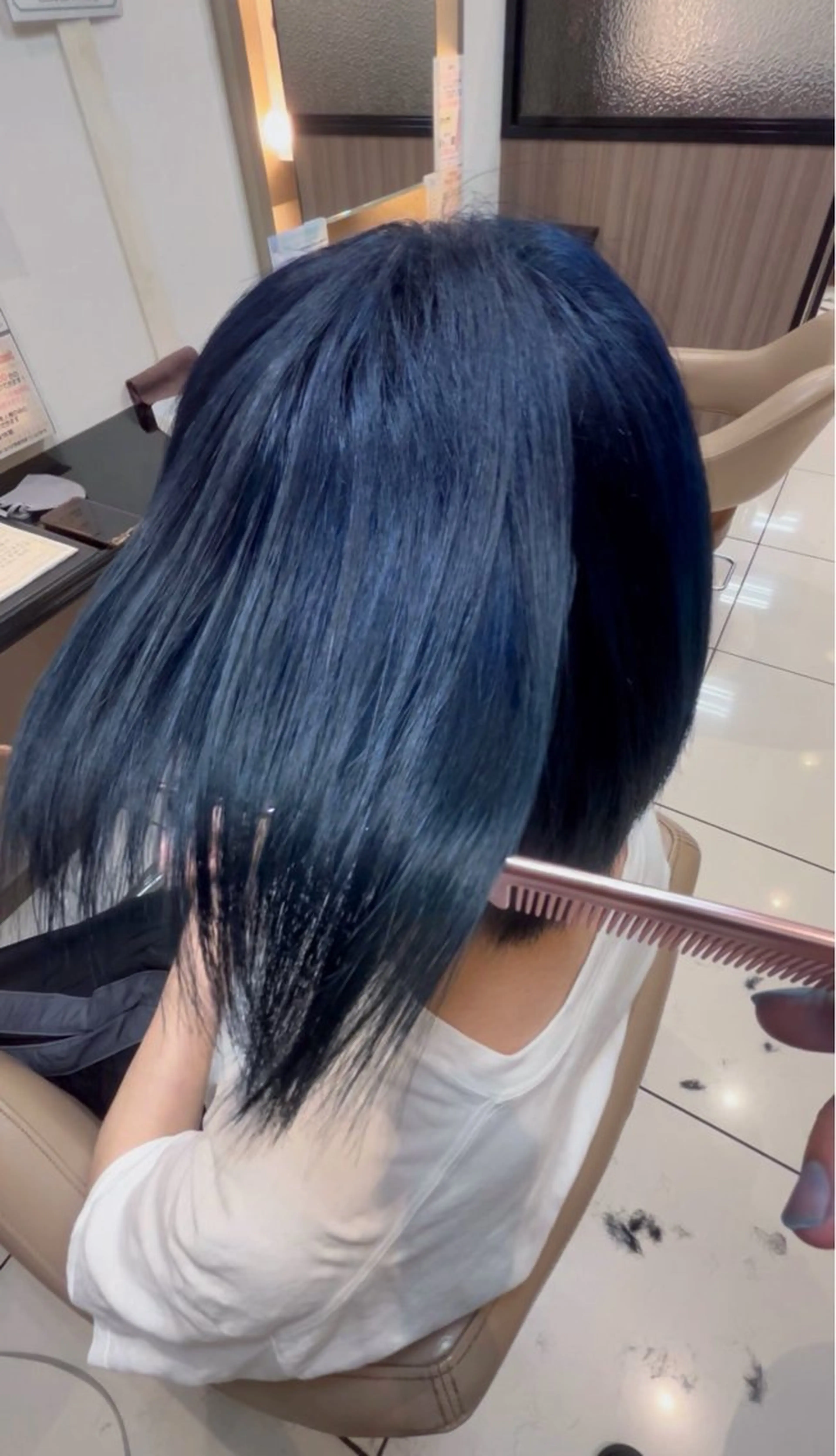 ショート カラー バレイヤージュ ブリーチ ブルーカラー ケアブリーチ ハイライトカラー カット ヘアカラー トリートメント 💍美髪矯正💍 髪質改善・店長 伊藤のヘアスタイル