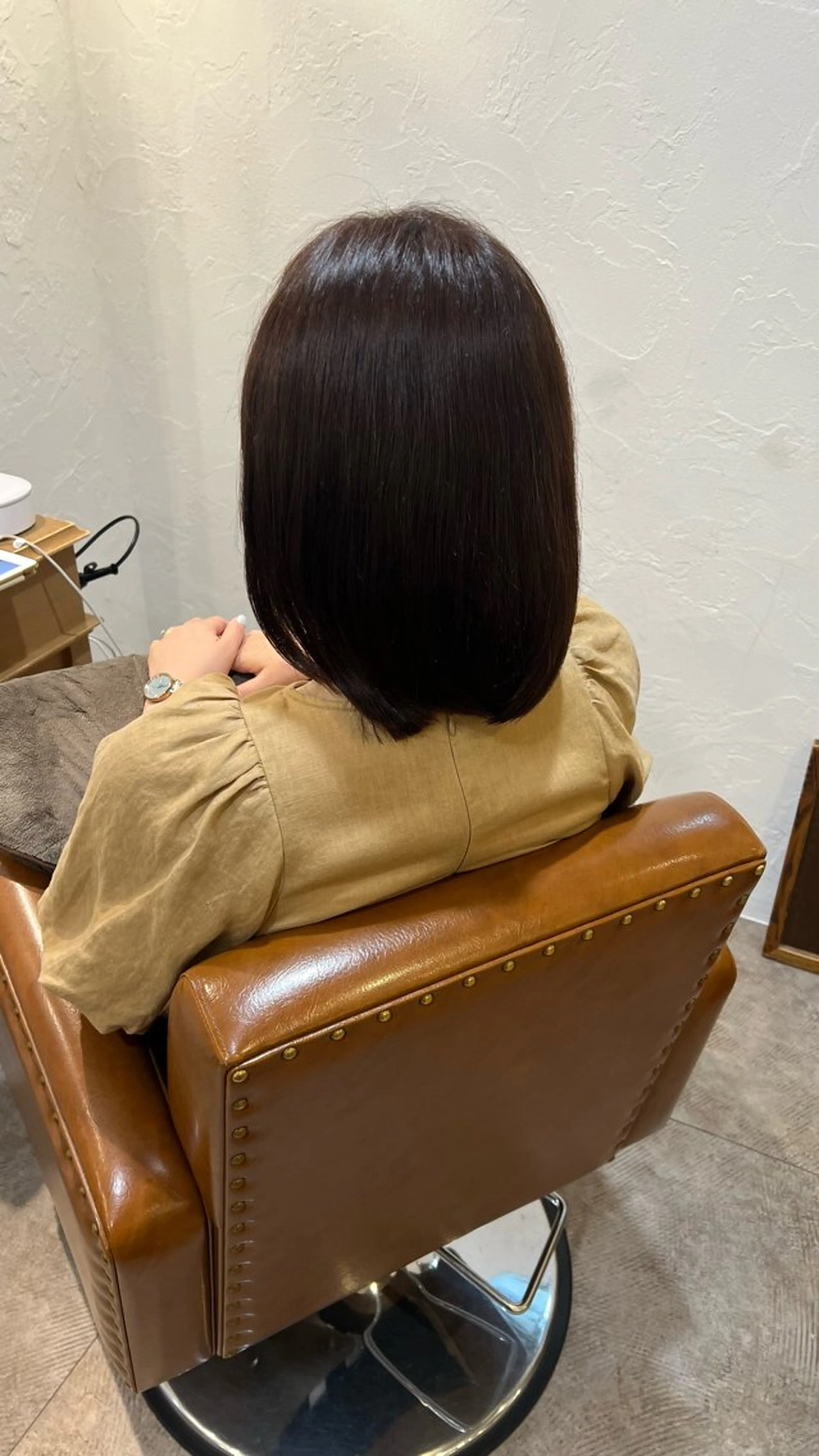 カラー ブラウンカラー カット無料｜レイヤー カット｜韓国モテへアのヘアスタイル