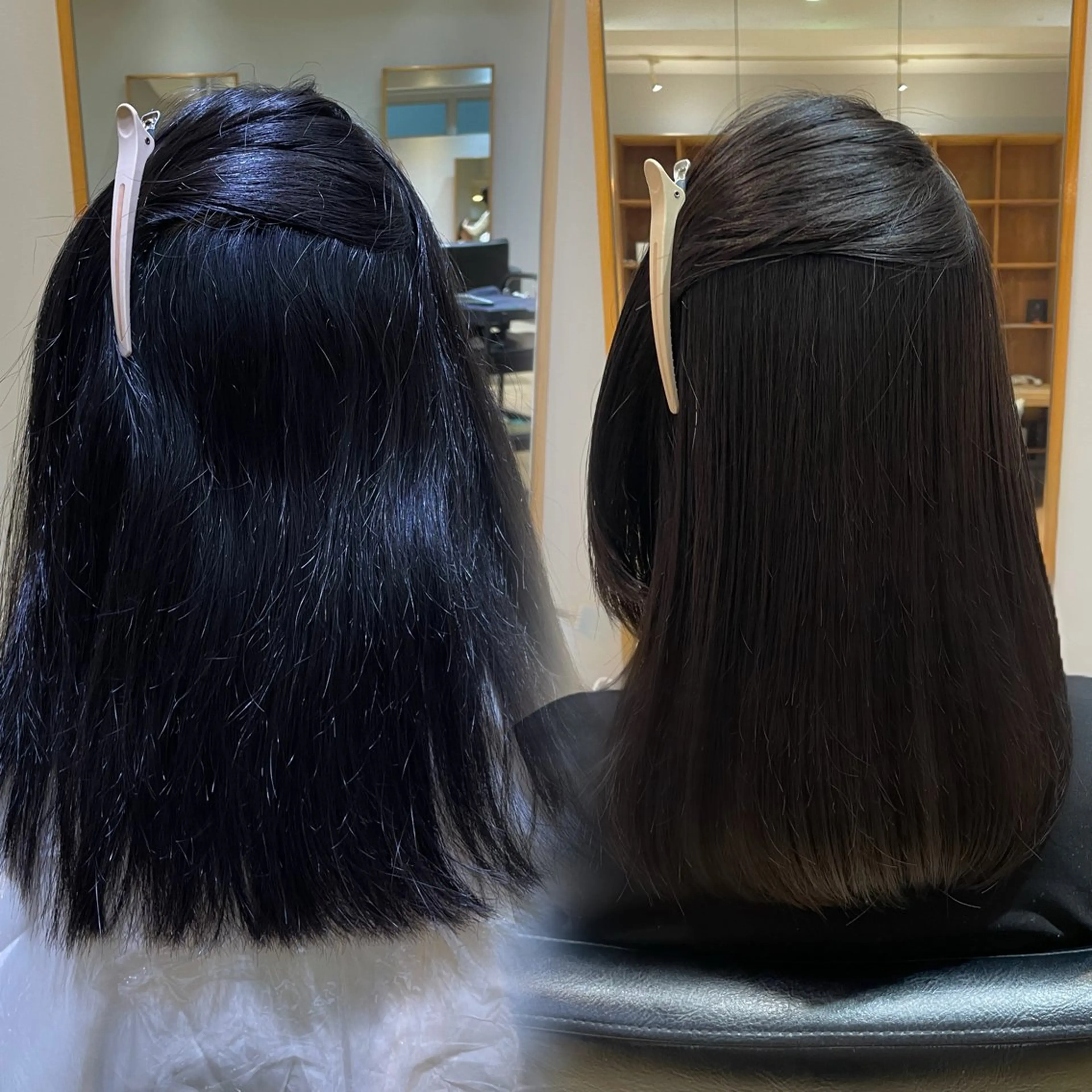 ミディアム パーマ カット 縮毛矯正 トリートメント 縮毛矯正/レイヤー 🌙児玉光瑠のヘアスタイル