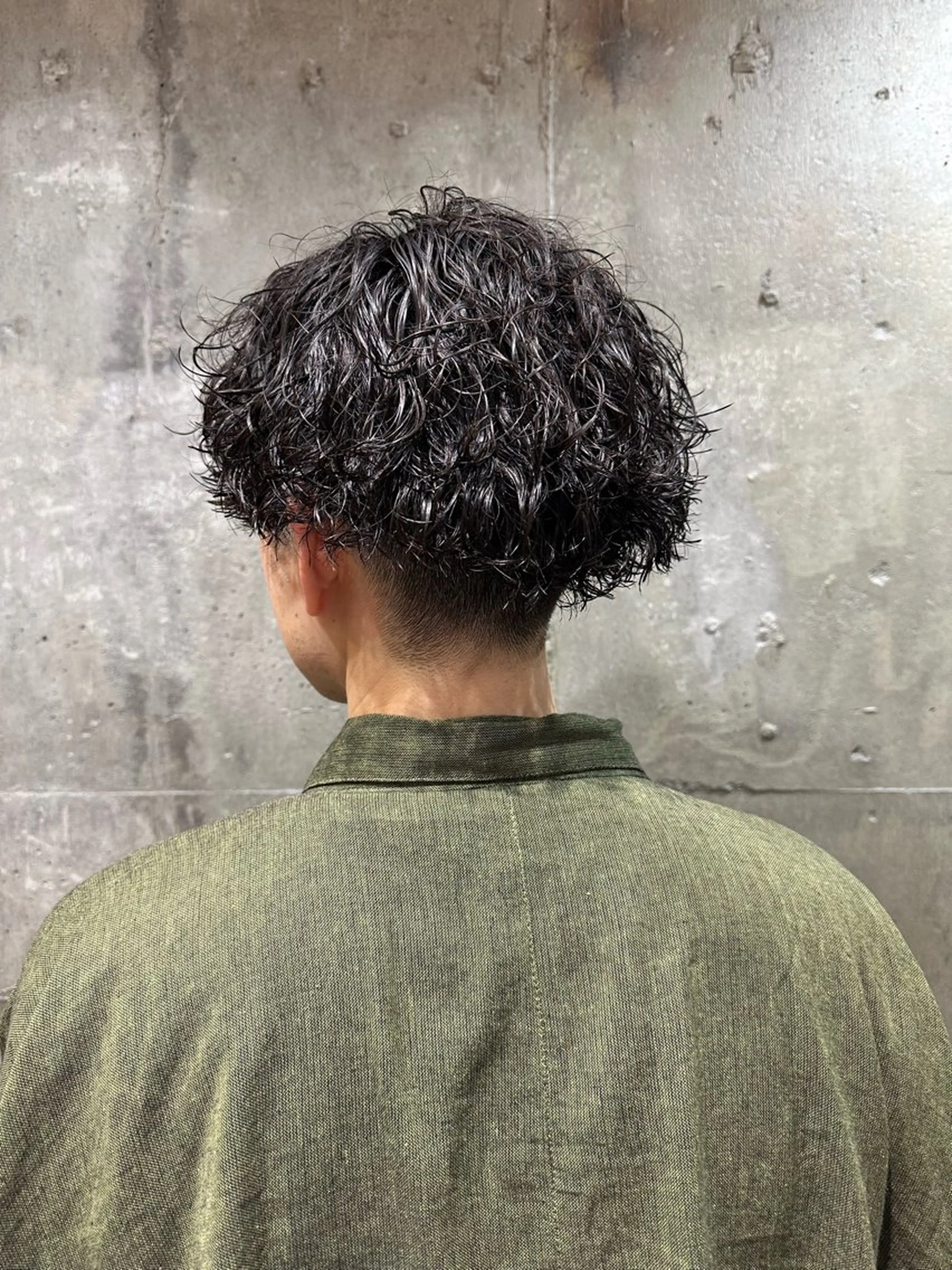 ショート パーマ メンズ メンズパーマ 波巻きパーマ メンズ専門 Ryukiのヘアスタイル