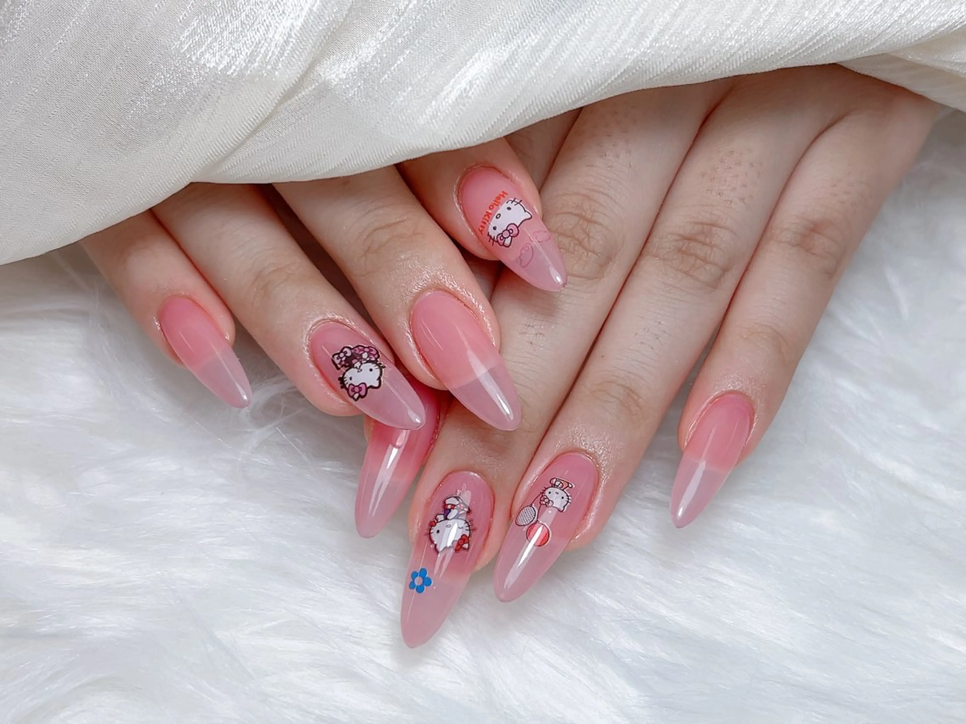 ネイル ハンドネイル M🌷nail 長さだし専門店のネイルデザイン