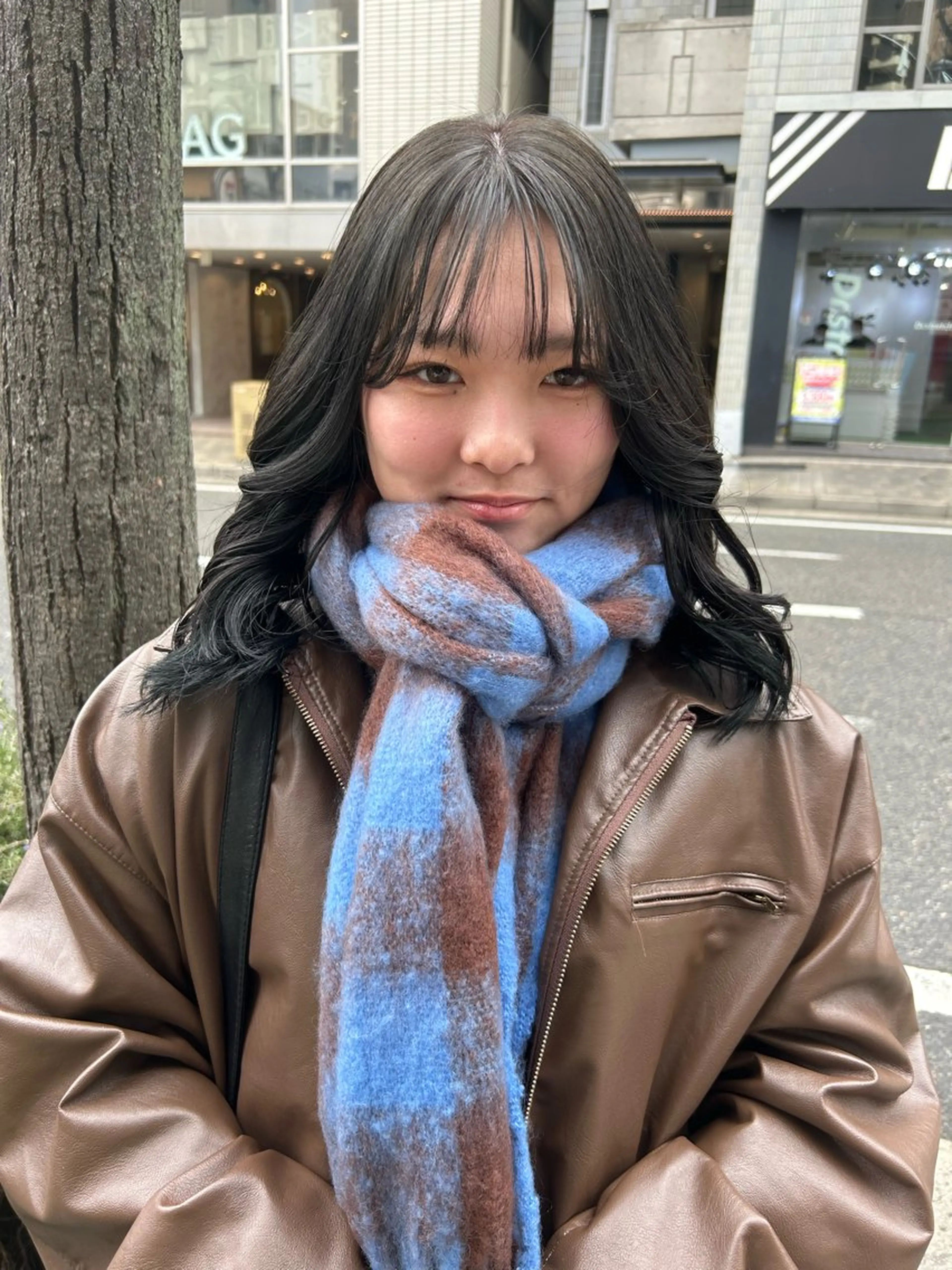 セミロング ヘアカラー トリートメント stylist 倉本恋のヘアスタイル